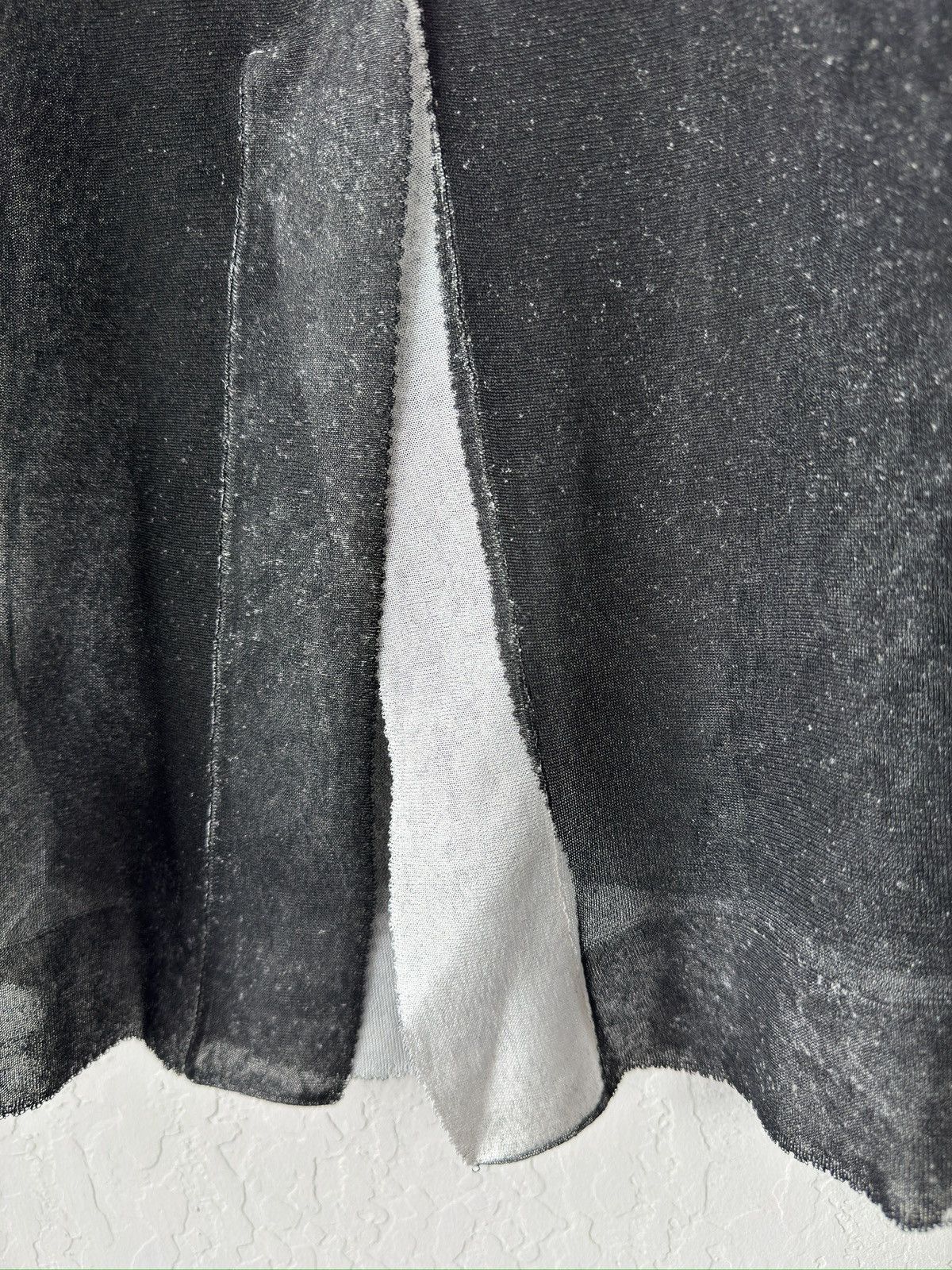 Maison Margiela $1990 Maison Margiela Silk Serigraphic Skirt Size 26" / US 2 / IT 38 - 5 Thumbnail