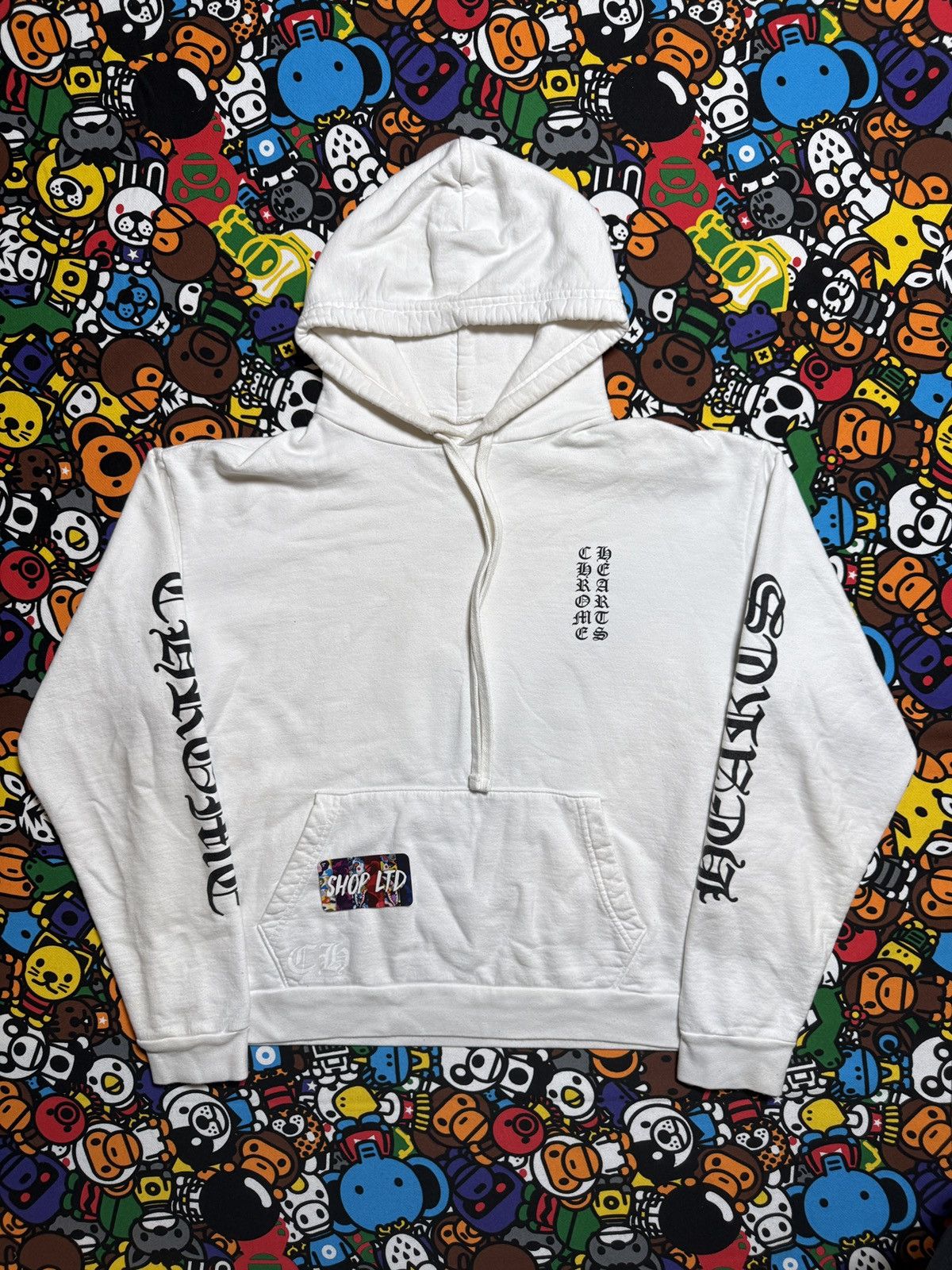 Chrome Hearts Chrome Hearts White Script Pullover Hoodie Size US S / EU 44-46 / 1 - 1 Thumbnail