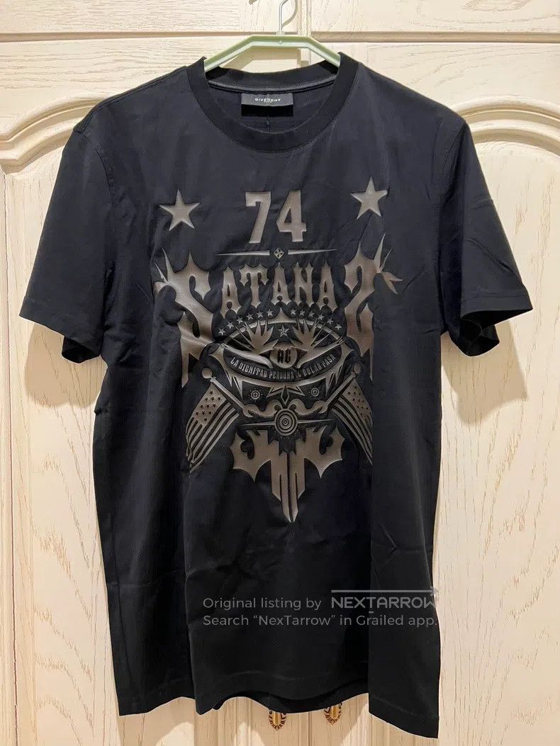 Givenchy Givenchy T-shirt Tee Black Print Size US M / EU 48-50 / 2 - 1 Thumbnail