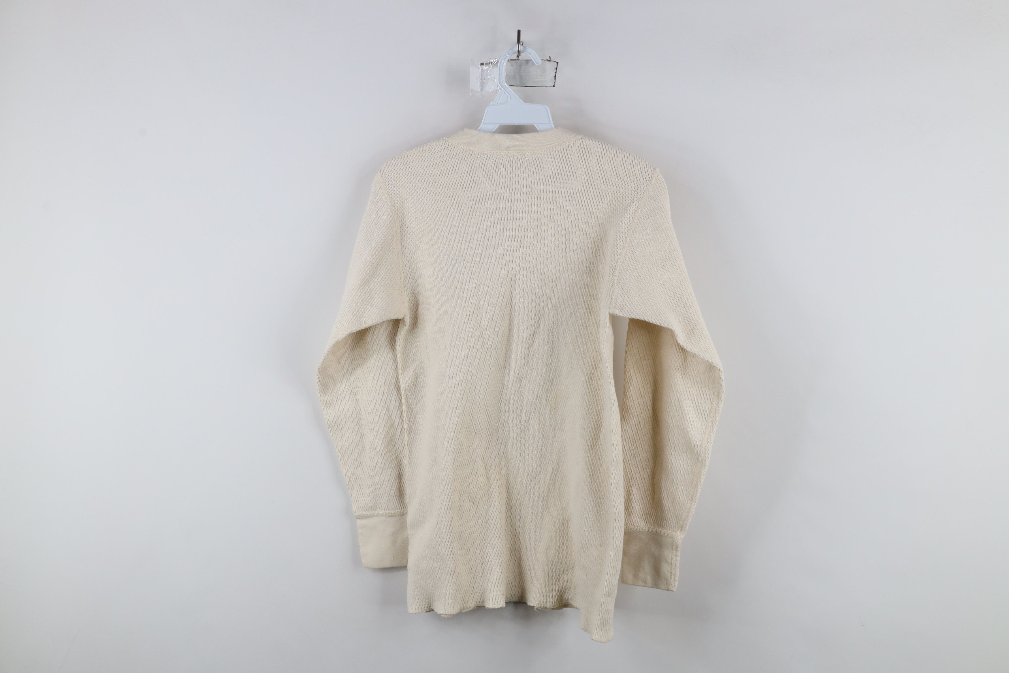 Vintage Vintage 90s Streetwear Thermal Waffle Knit T-Shirt USA Size US M / EU 48-50 / 2 - 6 Thumbnail