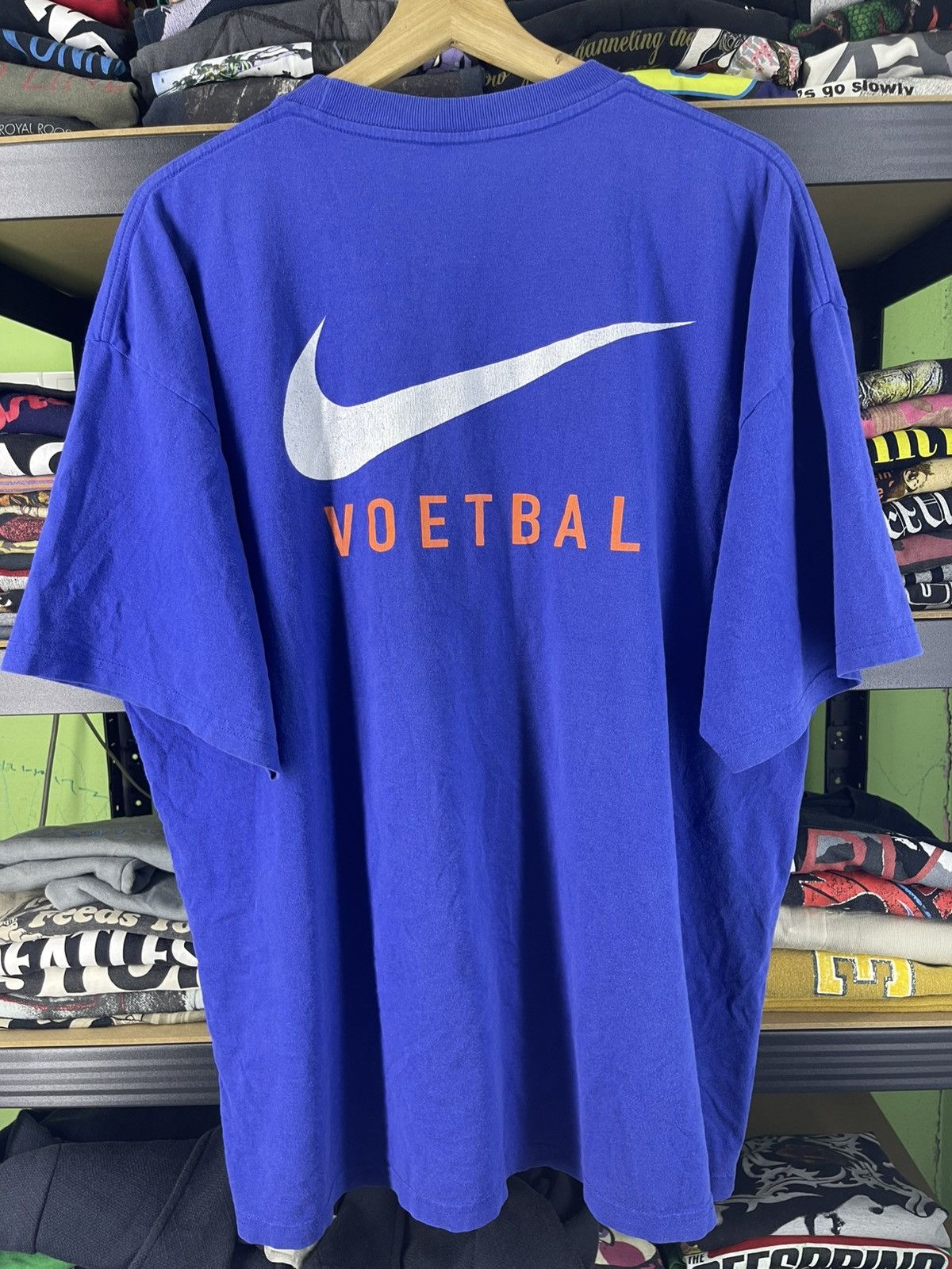 Nike Vintage 90's Nike KNVB Netherlands Just Do It T-Shirt Size US L / EU 52-54 / 3 - 5 Thumbnail