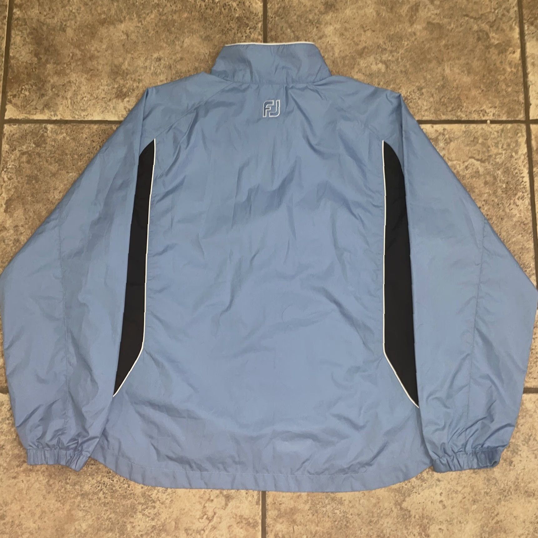 Footjoy Womens Footjoy Windbreaker Jacket L Blue Size L / US 10 / IT 46 - 4 Thumbnail