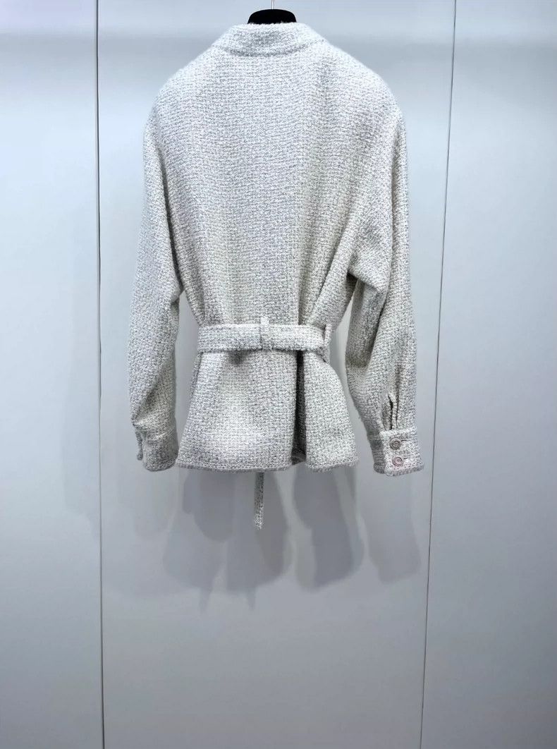 Chanel Chanel 24K belt V-neck tweed jacket 2504-Nextarrow Size XXS / US 00 / IT 34 - 2 Thumbnail