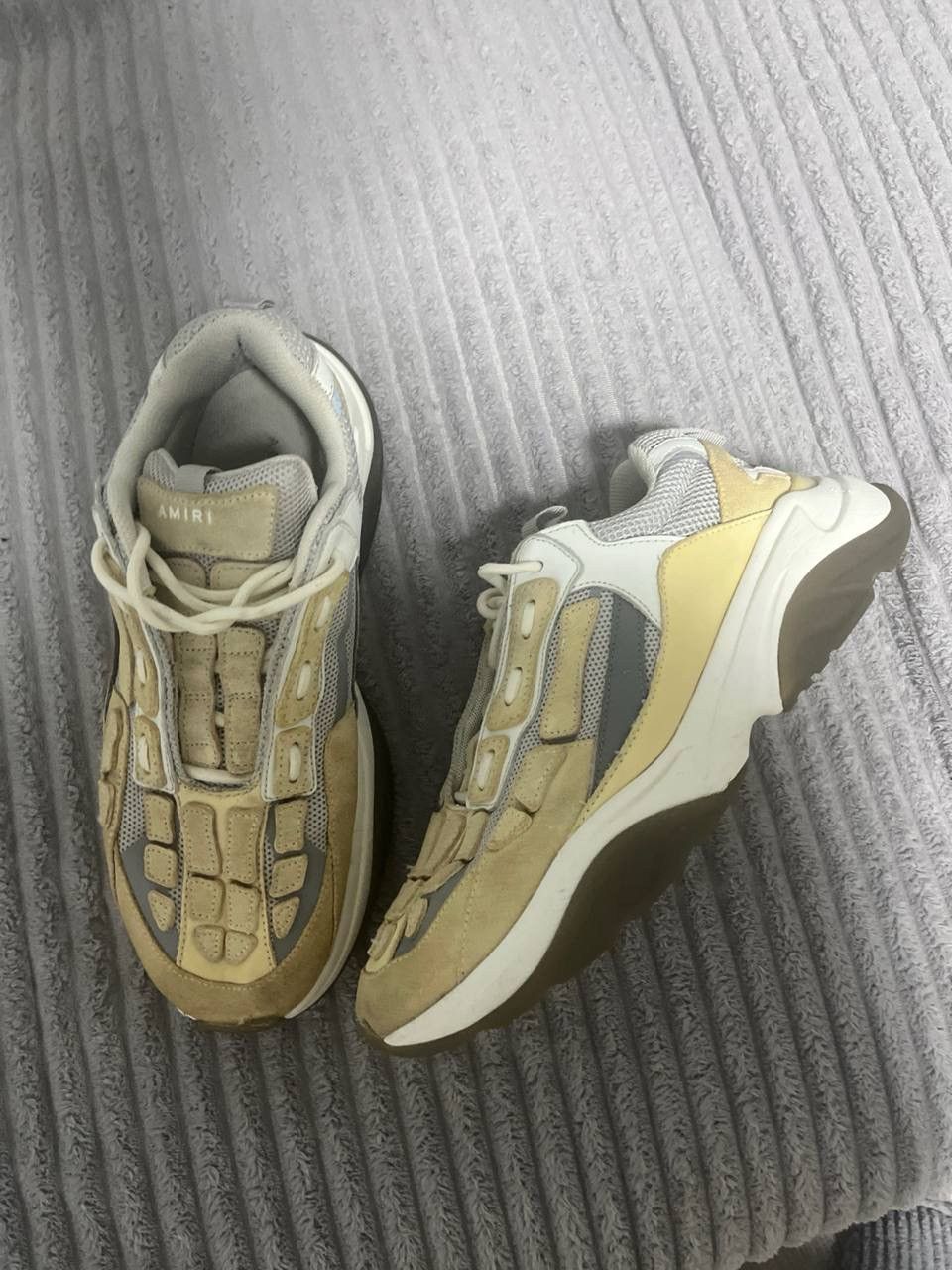 Amiri AMIRI BONE RUNNER cream Size US 10 / EU 43 - 2 Thumbnail