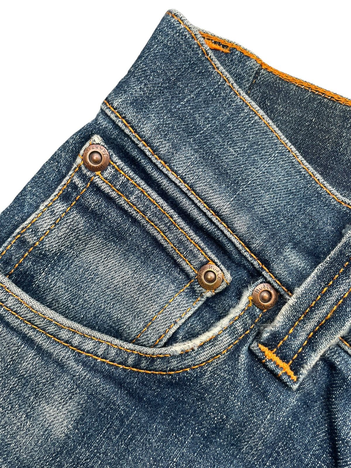 Nudie Jeans Vintage Nudie Faded & Distressed Denim Size US 30 / EU 46 - 25 Thumbnail