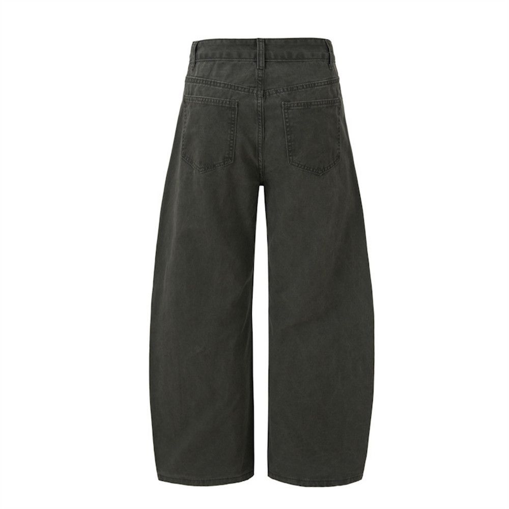 Vintage Men's floral embroidered retro washed distressed trousers Size US 32 / EU 48 - 6 Thumbnail