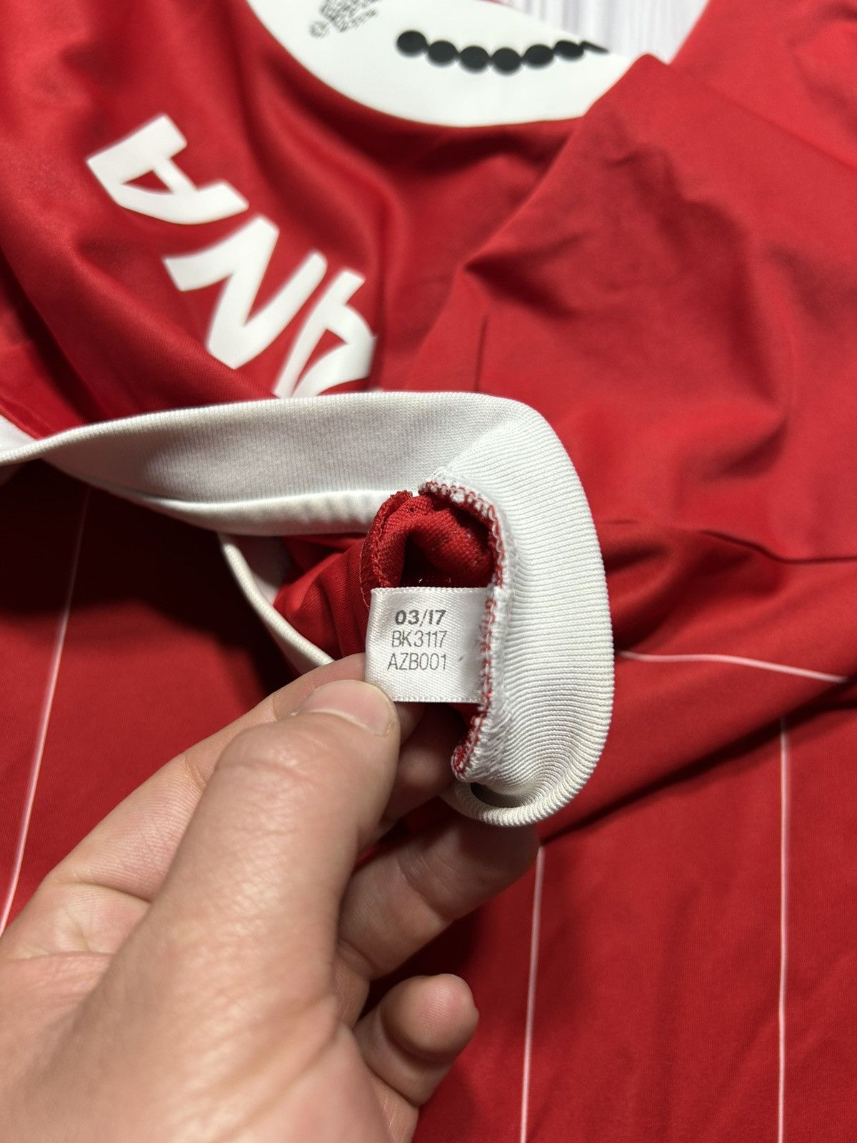 Adidas Nottingham Forest 2017-18 #19 ZANA Home Soccer Jersey XL Size US XL / EU 56 / 4 - 13 Thumbnail
