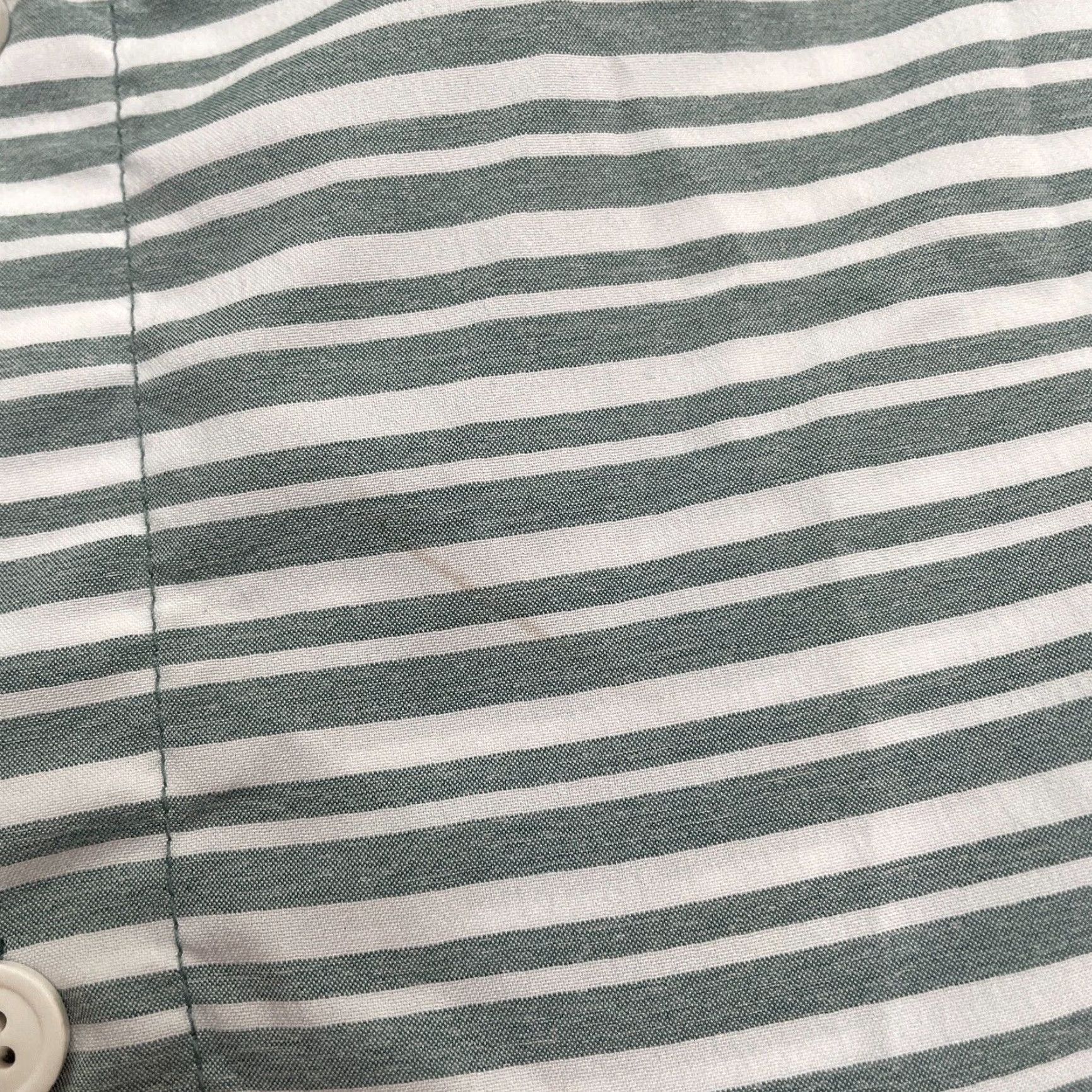 Twisted X Columbia Shirt Mens Large White Gray Striped Omni Shade Twisted Creek III Fish Outdoor Size US L / EU 52-54 / 3 - 7 Thumbnail