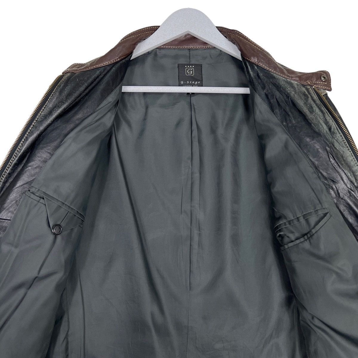 14th Addiction 🔥 G STAGE LEATHER RIDER MOTO JACKET Size US L / EU 52-54 / 3 - 13 Thumbnail