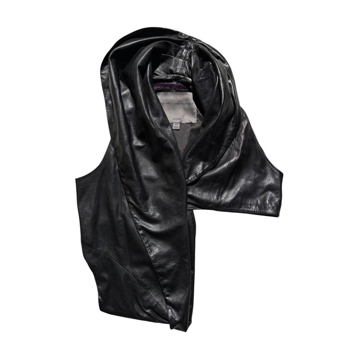 Designer × Genuine Leather × Leather Greta Constantine 3in1 leather wrap vest Size M / US 6-8 / IT 42-44 - 1 Thumbnail