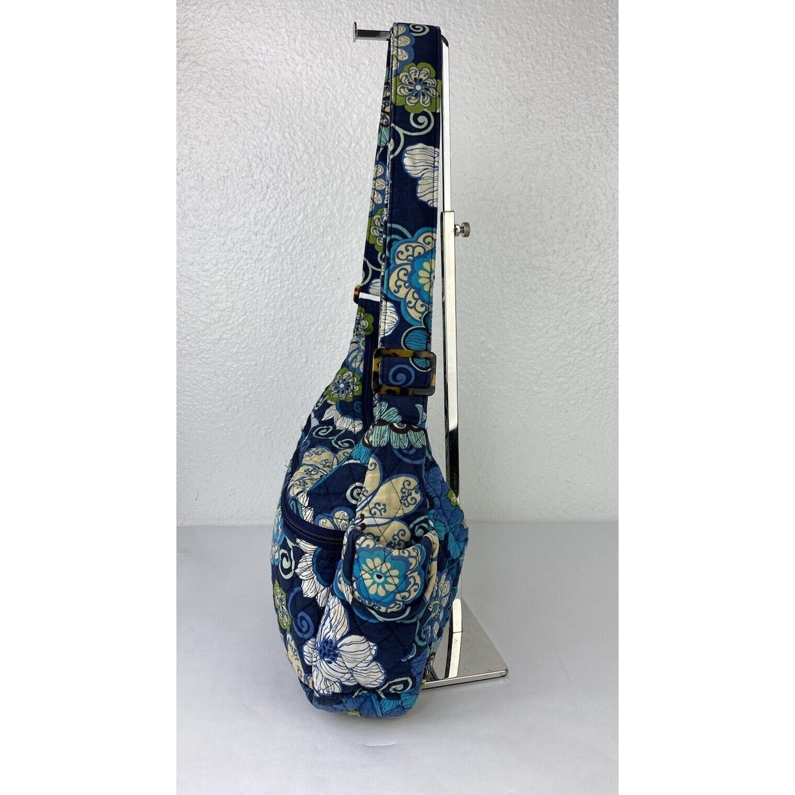 Vera Bradley Vera Bradley Mod Floral Blue Quilted Shoulder Bag Tote Purse Size ONE SIZE - 6 Thumbnail