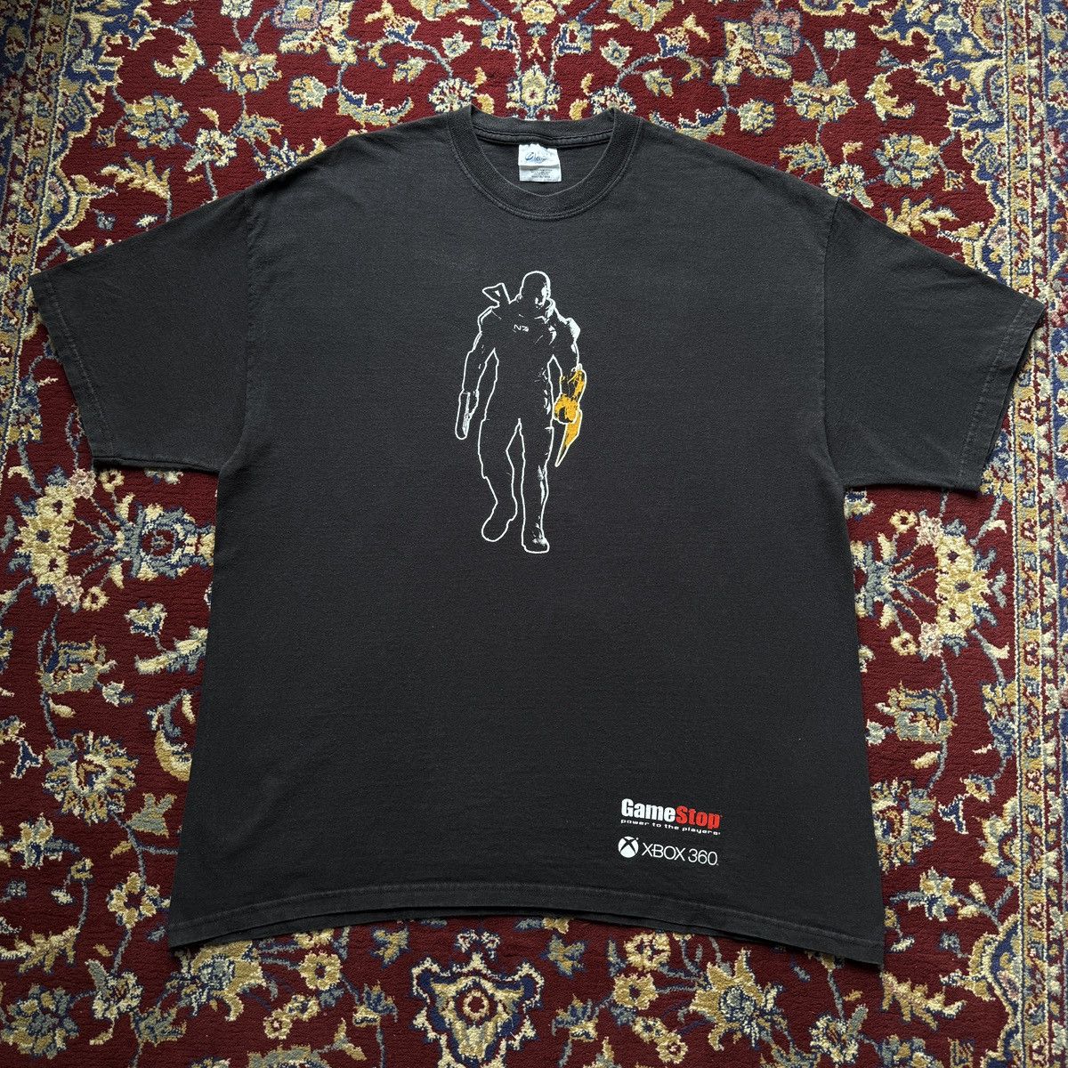 Playstation Vintage 2012 Mass Effect 3 N7 Xbox 360 video game promo tee Size US XL / EU 56 / 4 - 4 Thumbnail