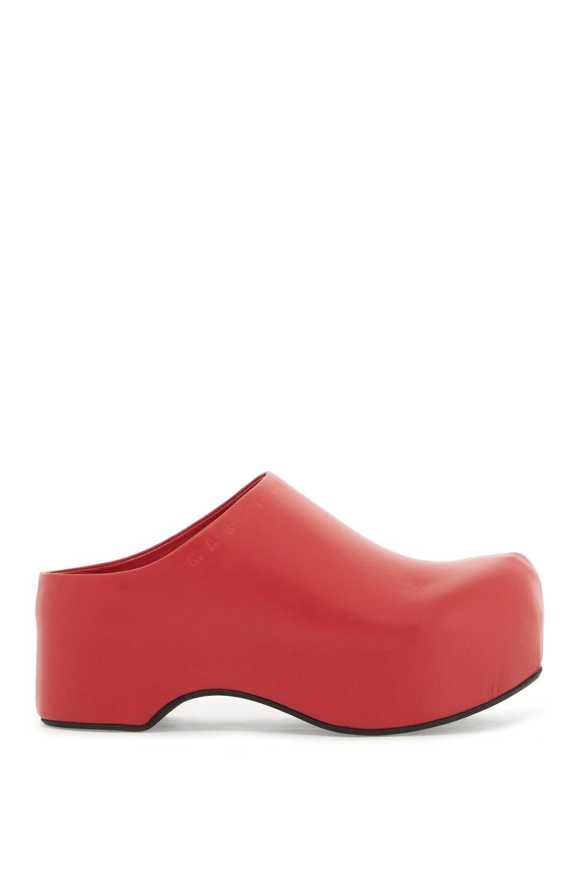 Marni o1s22i1n0525 Chunky Clog Sabot in Red Size US 8 / IT 38 - 1 Thumbnail