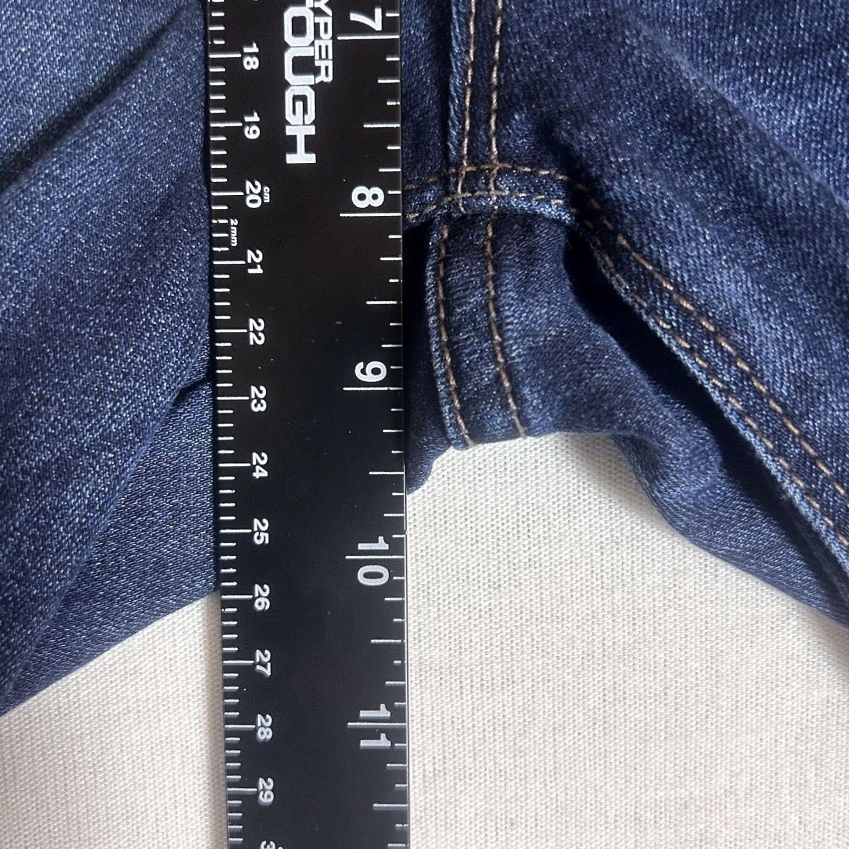 Express Express Womens Skinny Jeans Size 2R Low Rise Dark Wash Blue Denim Jeggings Long Shirt? Size 26" / US 2 / IT 38 - 7 Thumbnail