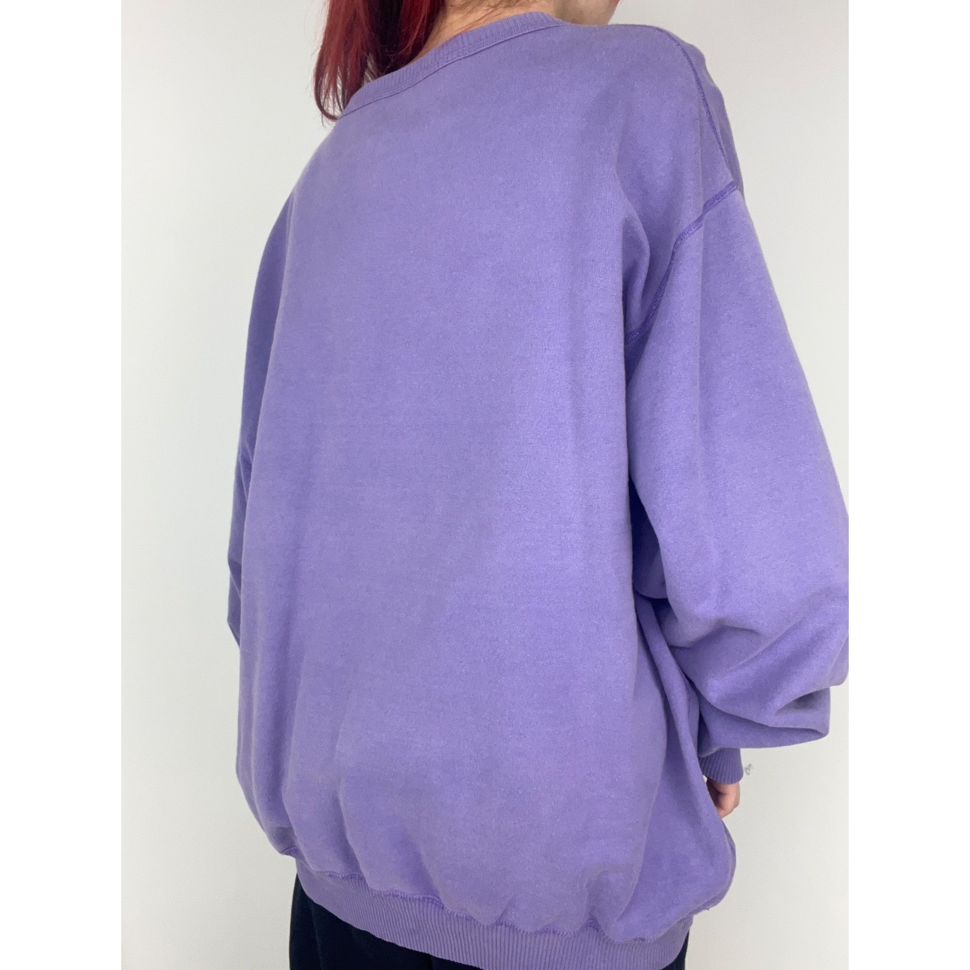 Vintage Vintage Boss Purple Crewneck Size XL / US 12-14 / IT 48-50 - 2 Thumbnail