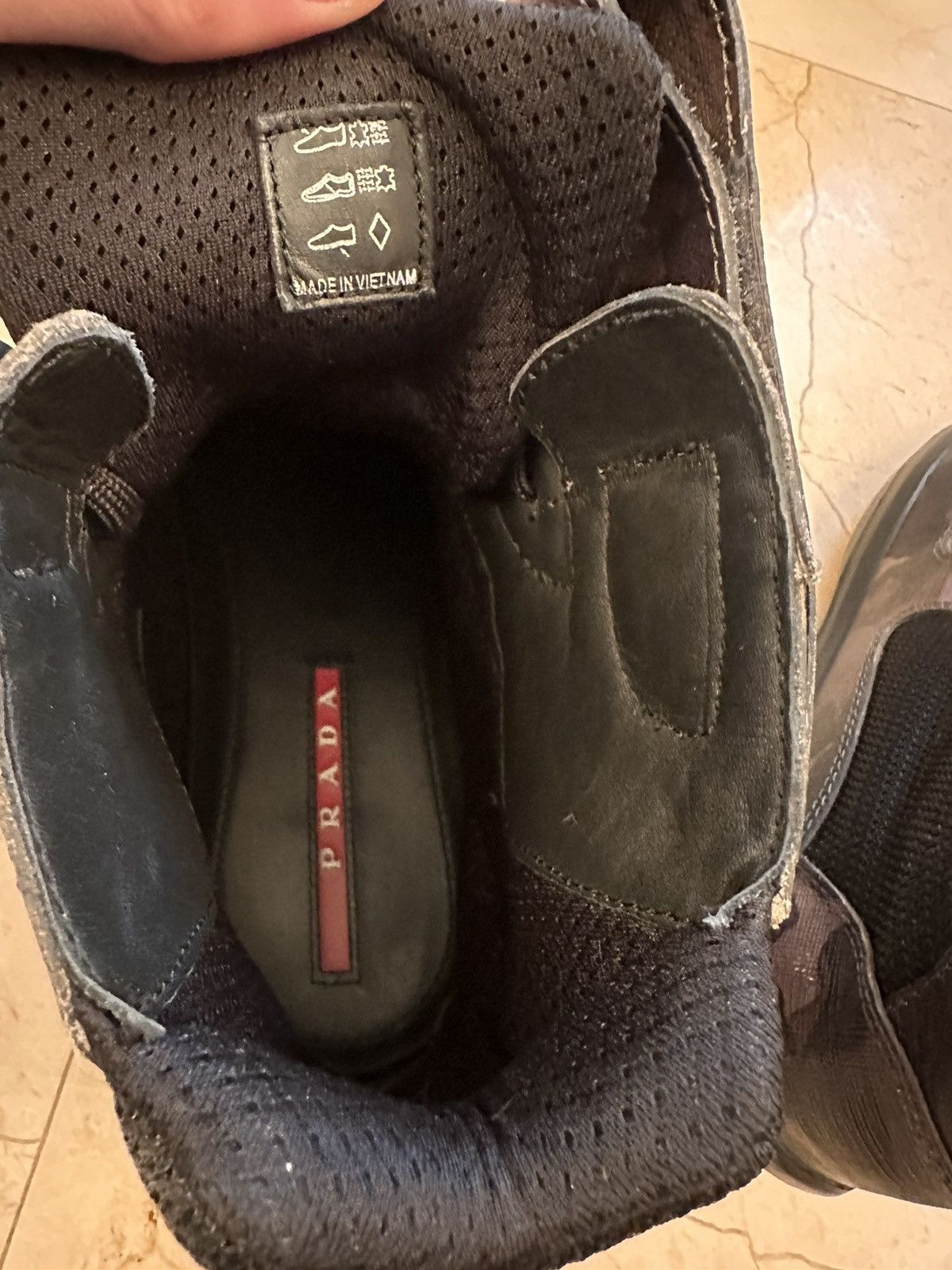 Prada Rare Prada America's Cup Saffiano Camo 10.5 UK (US11.5-12) Size US 11.5 / EU 44-45 - 11 Thumbnail