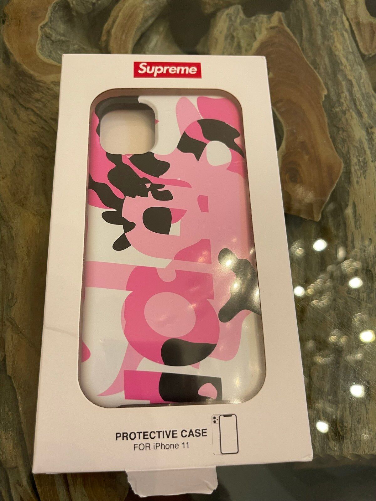 Supreme Camo iPhone 11 Pro Case 'Pink Camo