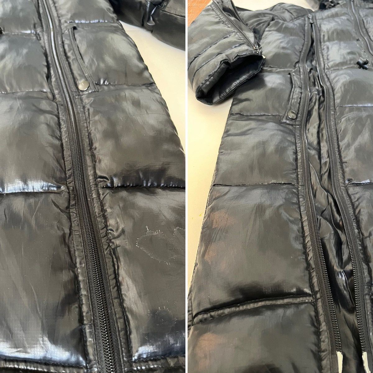 Topman Topman, Quilt Insulated Nylon Zipper Coat, US Men Small Size US S / EU 44-46 / 1 - 15 Thumbnail