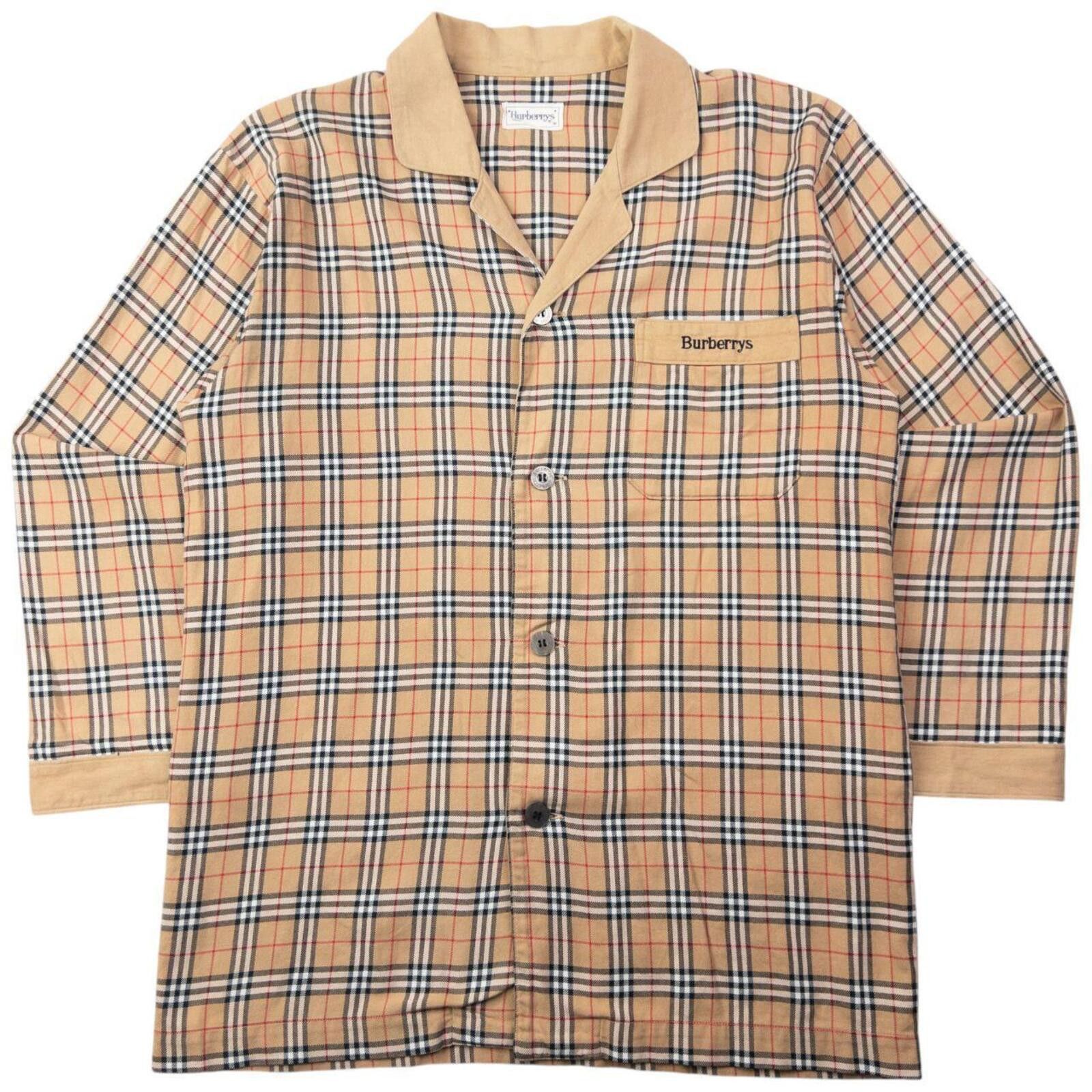 Burberry Vintage Burberry Nova Check Long Sleeve Button Up Shirt M Size US M / EU 48-50 / 2 - 1 Thumbnail