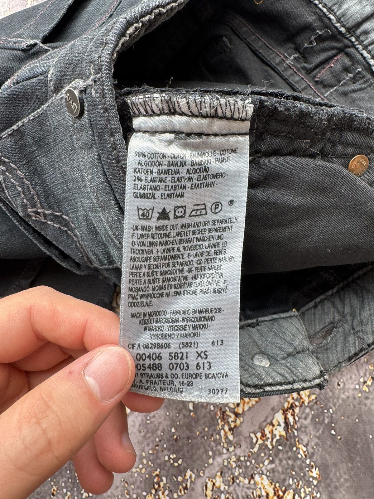 Levi's × Vintage Levi’s Vintage Bondage Denim Midi Skirt Size 25" / US 0 / IT 36 - 6 Thumbnail