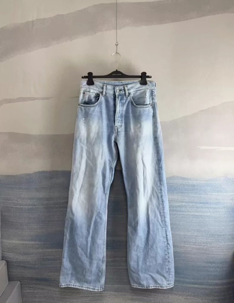 Acne Studios acne studios Washed blue leather jeans 2502-Nextarrow Size US 34 / EU 50 - 1 Thumbnail