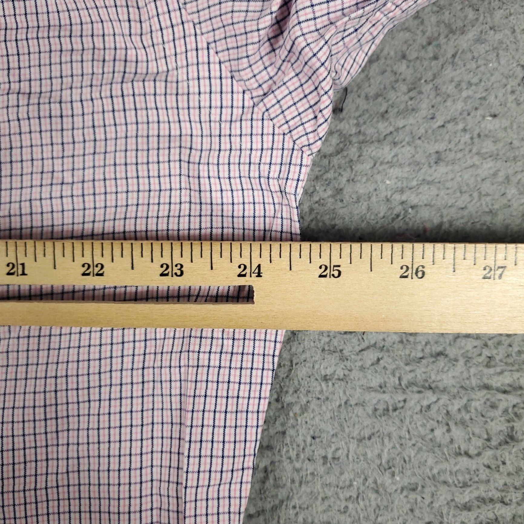 Ralph Lauren Ralph Lauren Dress Shirt Mens 15.5 Pink Long Sleeve Button-Up Regular Fit Non-Iron Size 40R - 5 Thumbnail