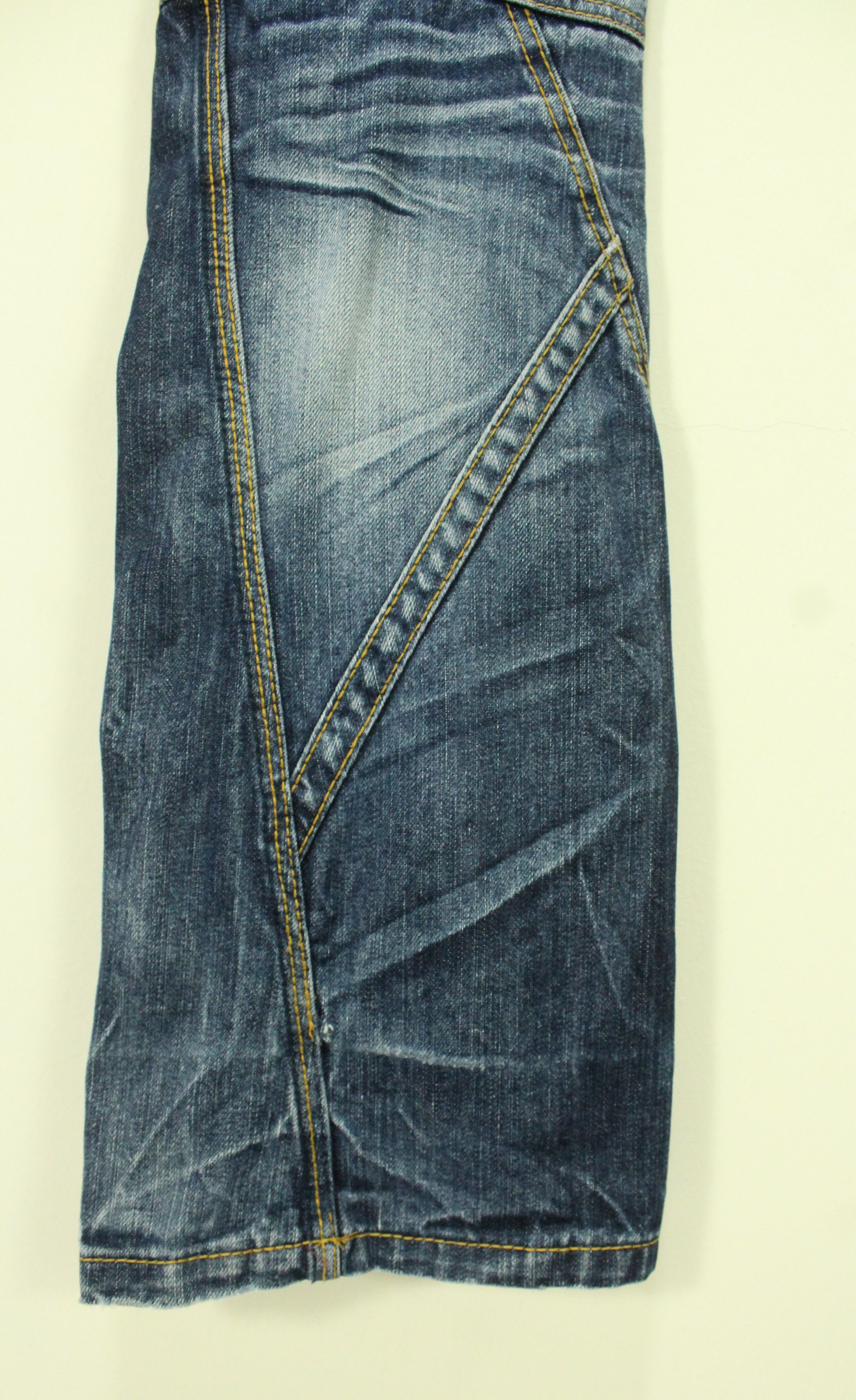 Matsuda Flared NICOLE HIDEAWAYS Denim Distressed kAPITAL LGB Style Size US 32 / EU 48 - 11 Thumbnail
