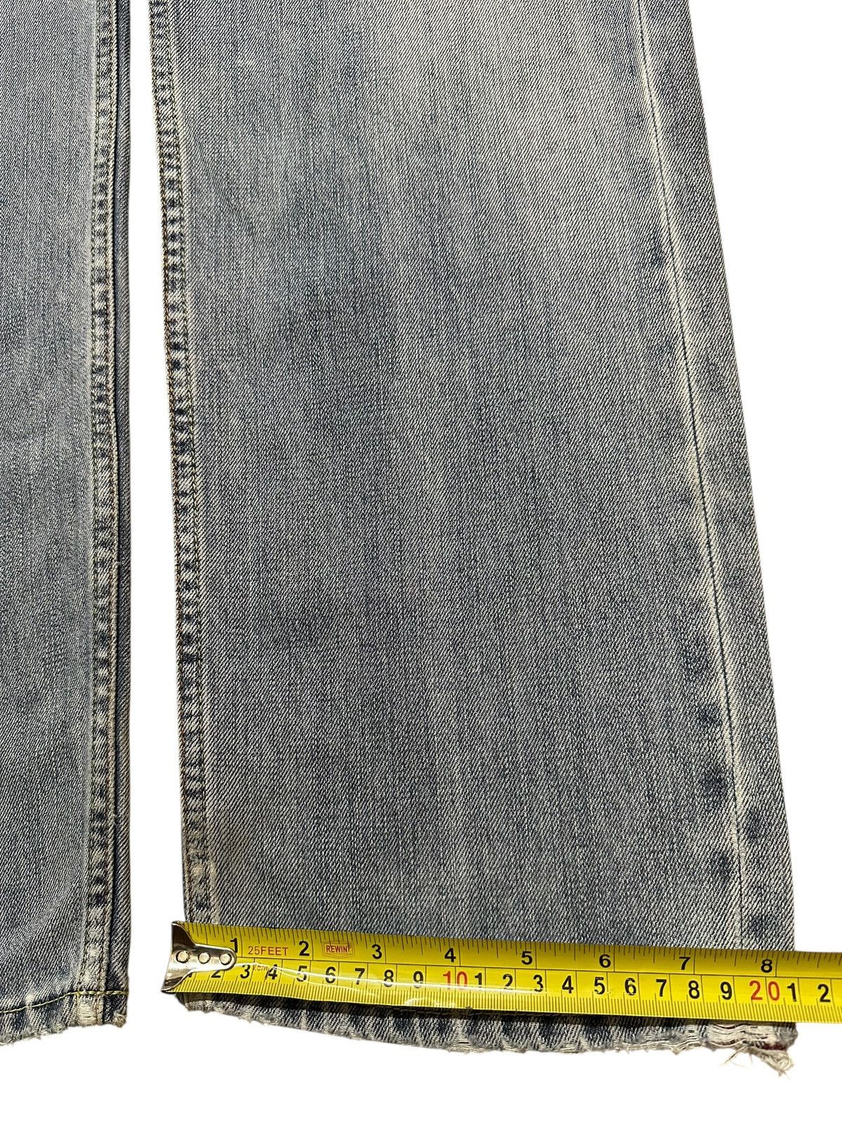 14th Addiction Vintage Japanese Brand Faded Wash Distress Loose Jeans Size US 31 - 16 Thumbnail