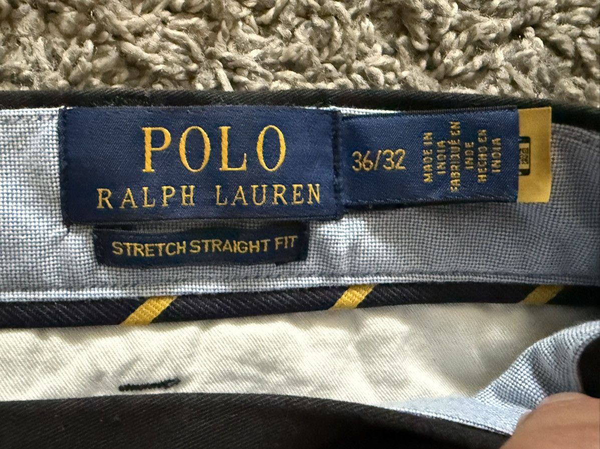 Polo Ralph Lauren Ralph Lauren Stretch Straight Fit Chino Pants–Black- 36x32 Size US 36 / EU 52 - 2 Thumbnail