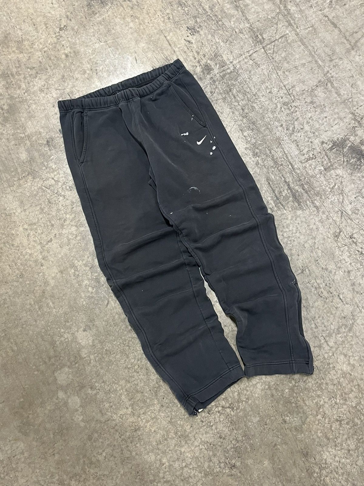 Nike × Vintage Nike baggy fit sweatpants hype rare skater sporty Size US 32 / EU 48 - 2 Thumbnail
