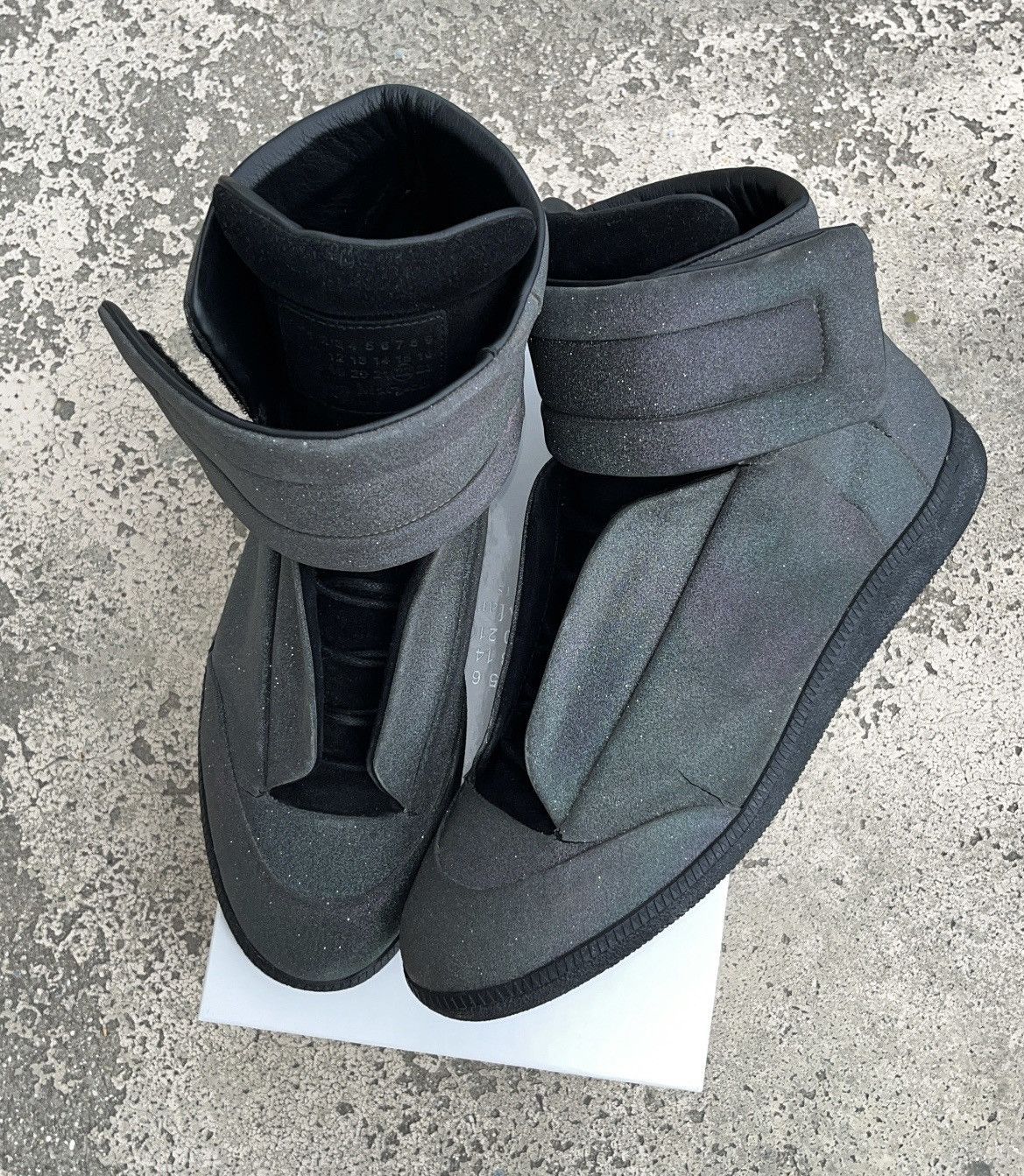 Maison Margiela Maison Margiela Future High-Top Black Glitter Size US 12.5 / EU 45-46 - 2 Thumbnail