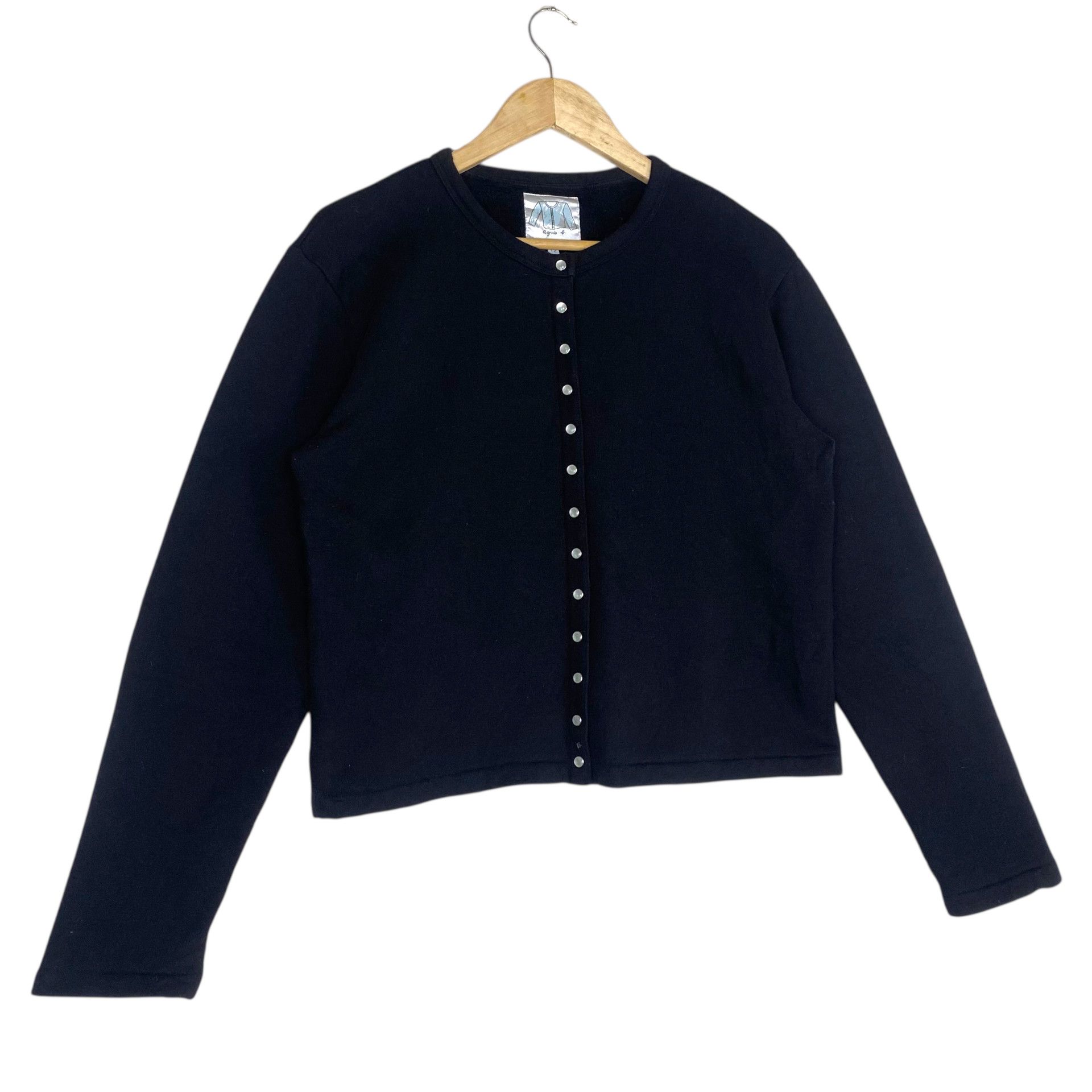 agnes b. 💥 AGNES B CROP CARDIGAN SNAP BUTTON Size M / US 6-8 / IT 42-44 - 3 Thumbnail