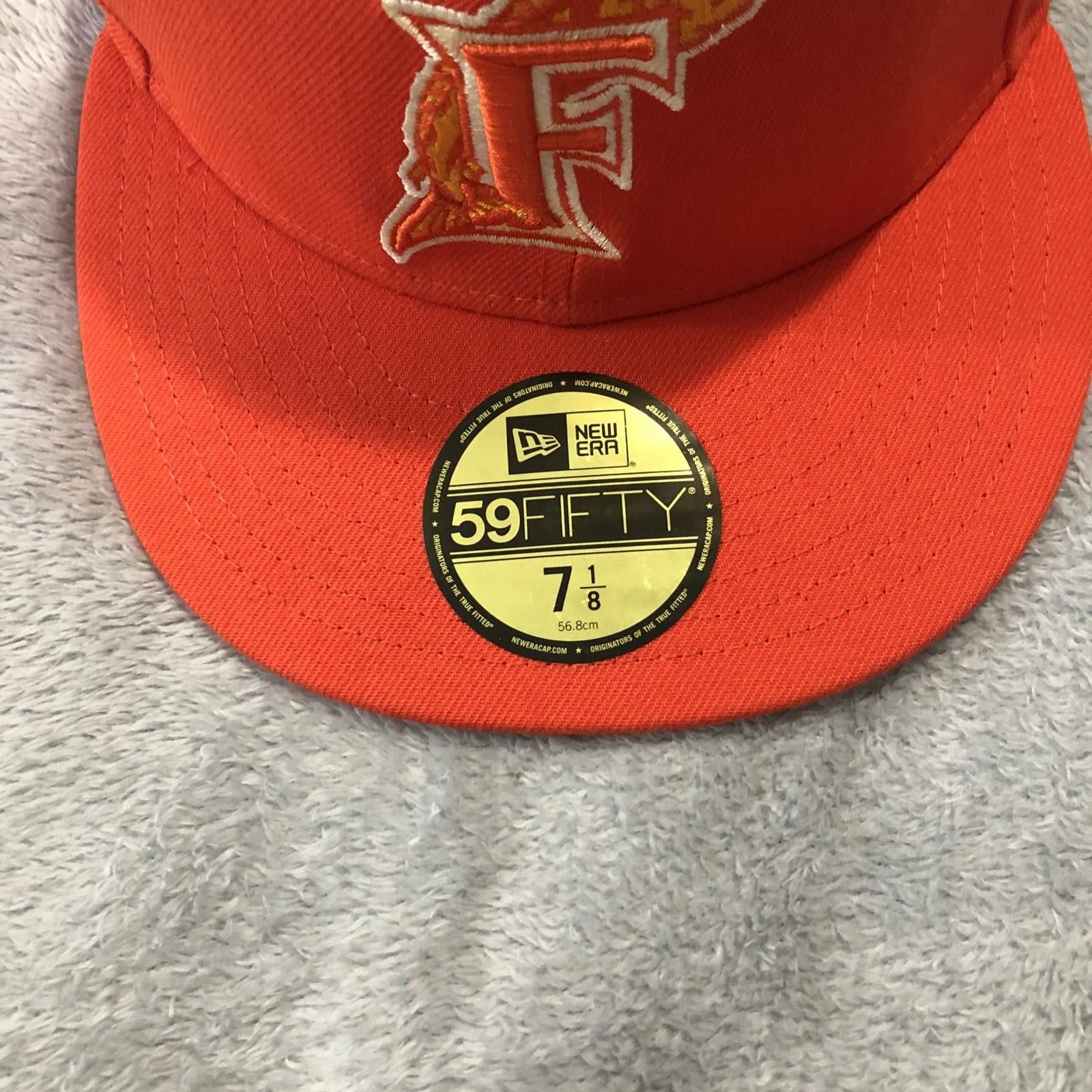 New Era Marlins '97 World Series Orange Patch New Era 5950 FITTED Size ONE SIZE - 2 Thumbnail