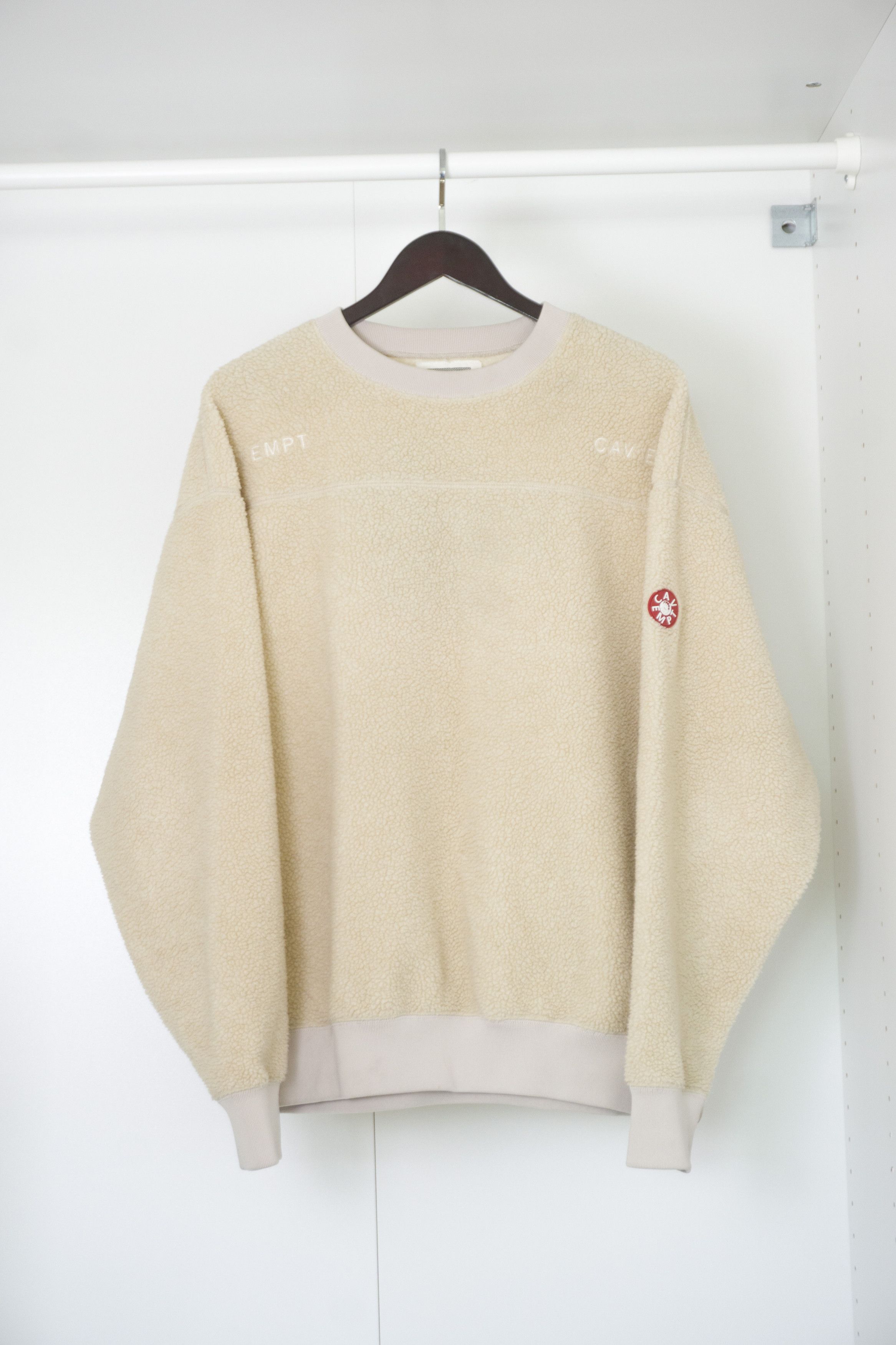 Cav Empt SS17 Peach Fleece Crewneck Size US L / EU 52-54 / 3 - 1 Thumbnail