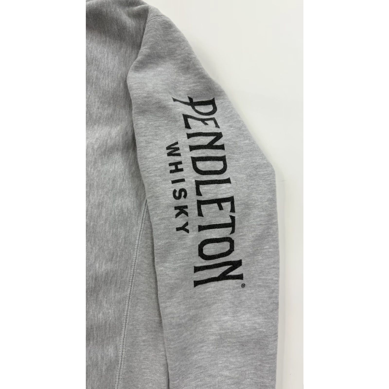 Vintage Pendleton Whisky Hoodie Small Gray Lets Buck Logo Pullover Sweatshirt Rodeo Mens Size US S / EU 44-46 / 1 - 4 Thumbnail