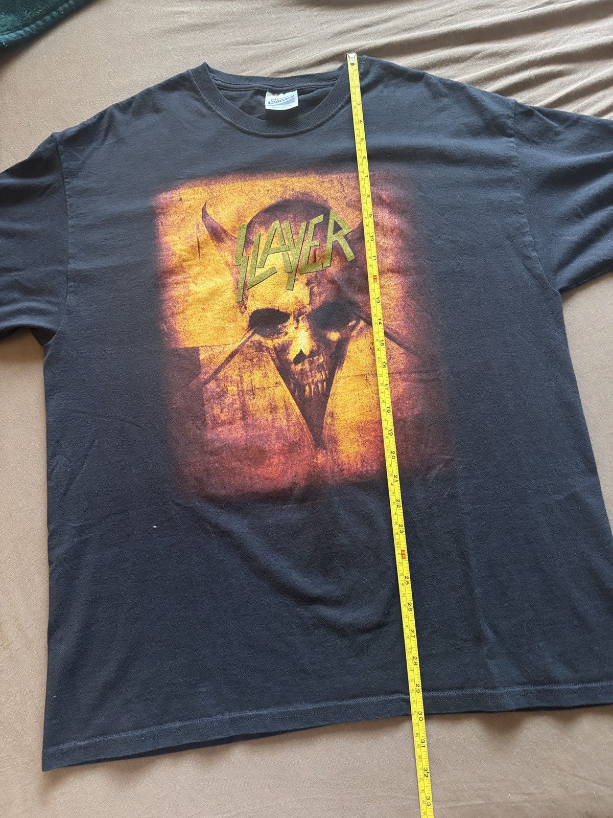Vintage Vintage Slayer 2007 The Unholy Alliance Tour T Shirt Size XL Size US XL / EU 56 / 4 - 6 Thumbnail