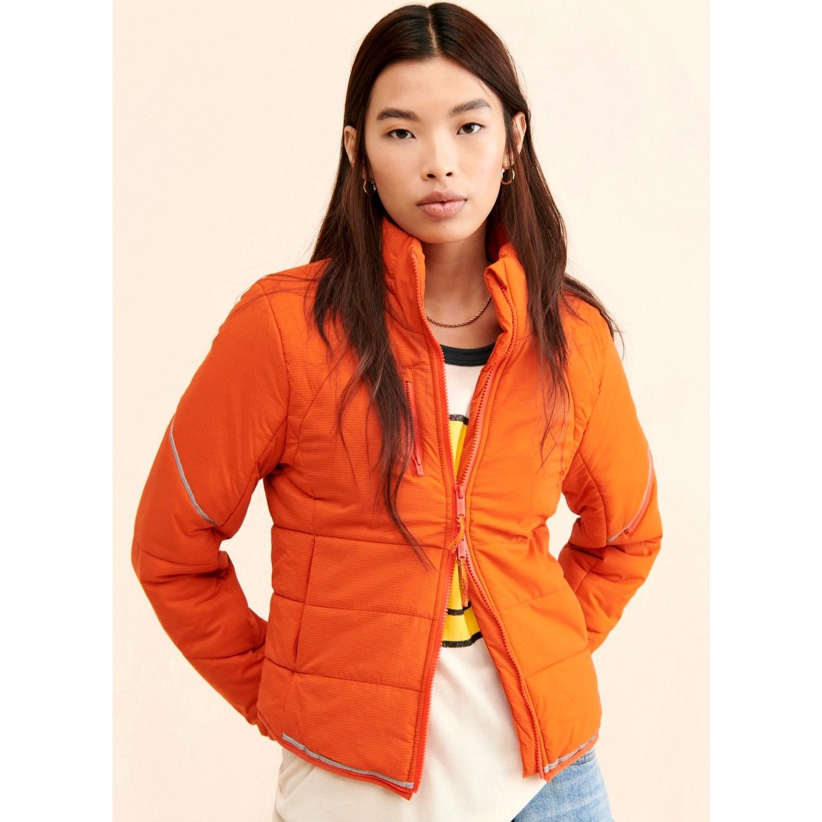 Free People Free People Gathering Storm Run Puffer Orange size S Size S / US 4 / IT 40 - 2 Thumbnail