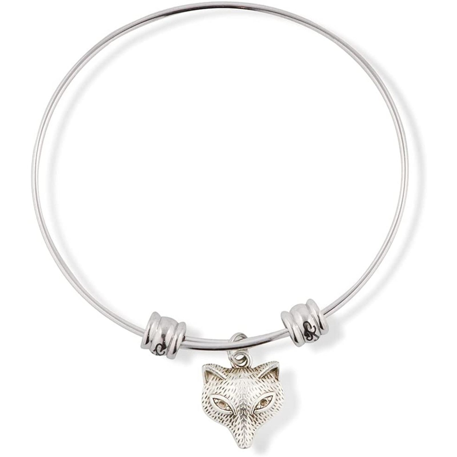 & Other Stories Fox Head Foxy Animal Nature Wildlife Charm Bangle Size ONE SIZE - 1 Thumbnail