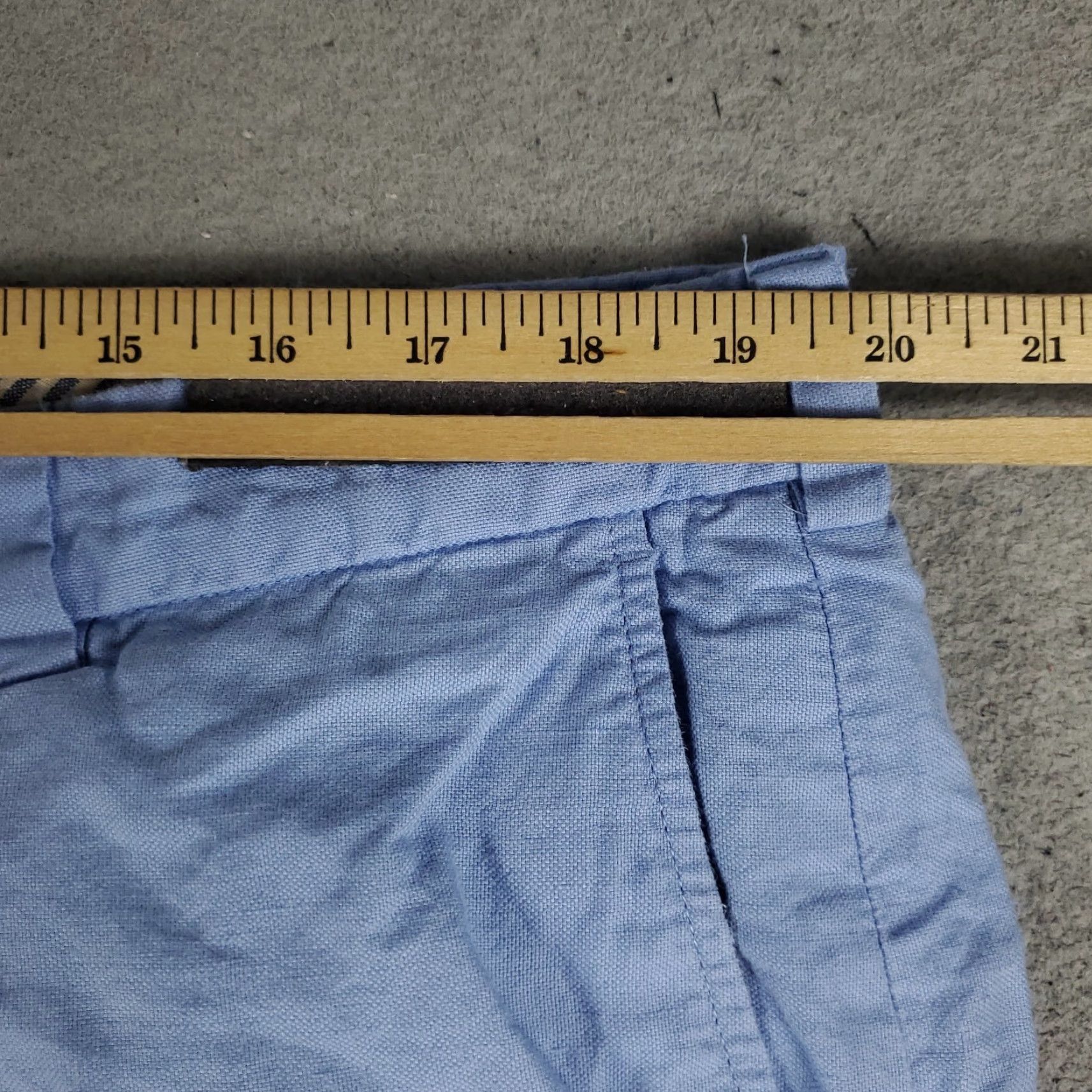 Brooks Brothers VINTAGE Brooks Brothers Men's Chino Shorts Size 40 Blue Flat Front Casual Summer Size US 40 / EU 56 - 4 Thumbnail