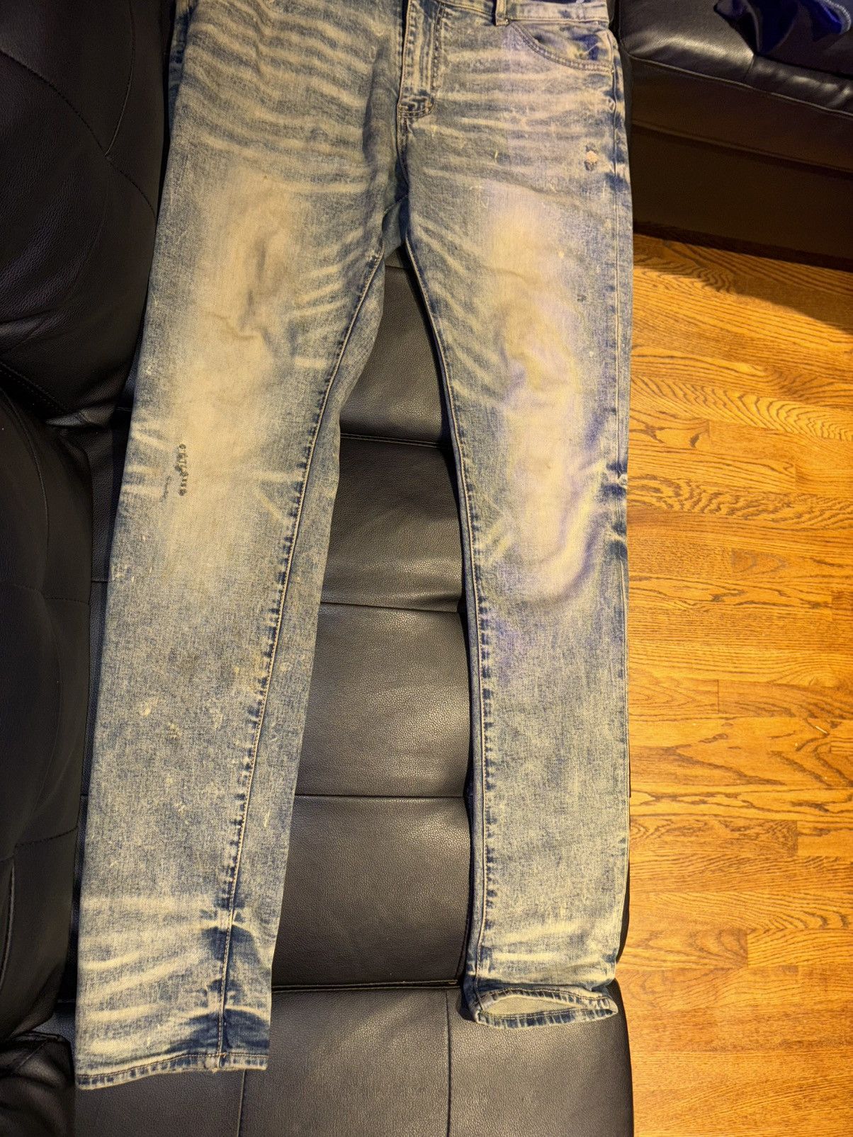 MNML Sand Colored Distressed Denim Size US 36 / EU 52 - 1 Thumbnail