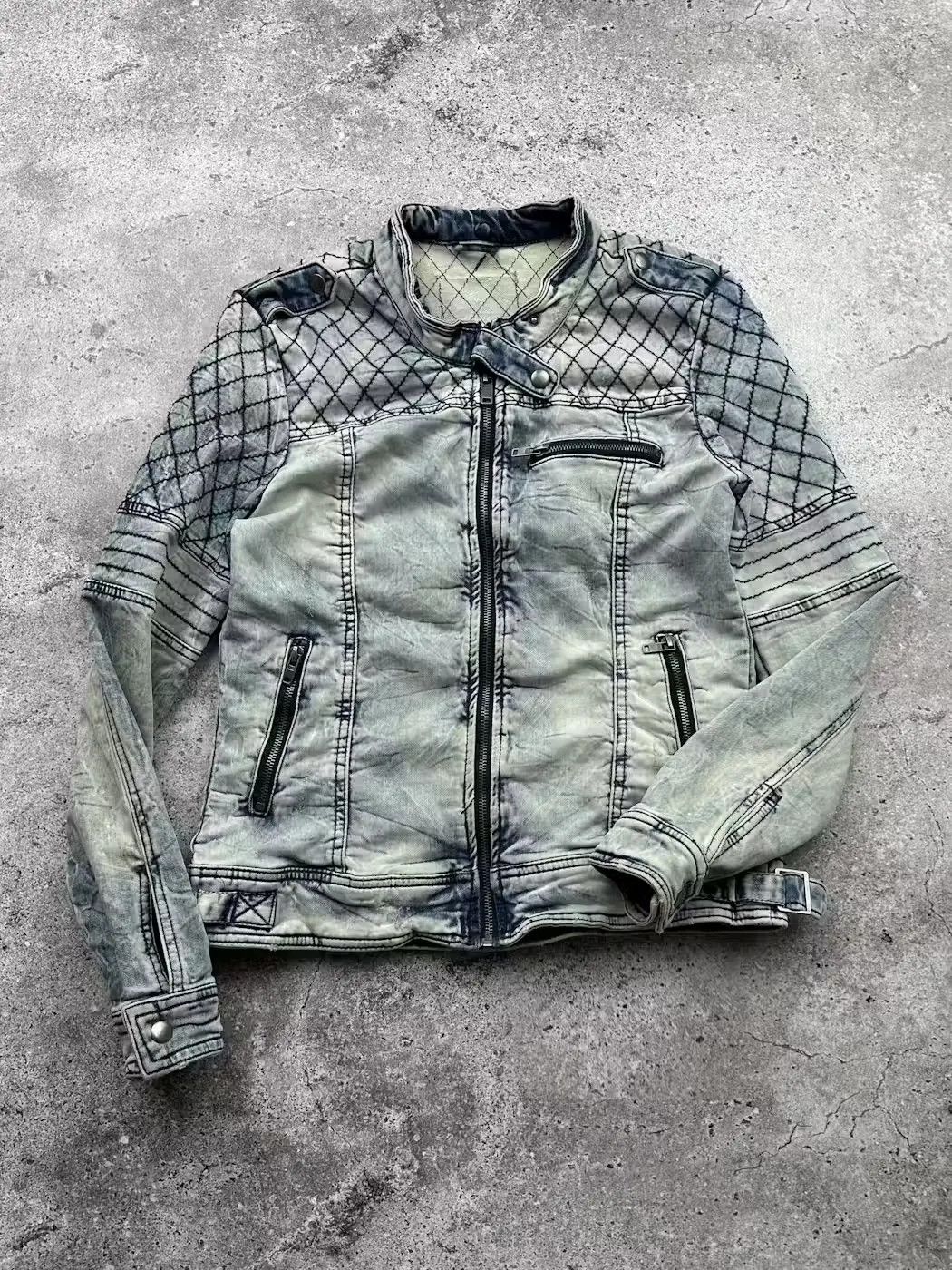 Vintage Vintage Faded Denim Jacket C553(V266) Size M / US 6-8 / IT 42-44 - 1 Thumbnail