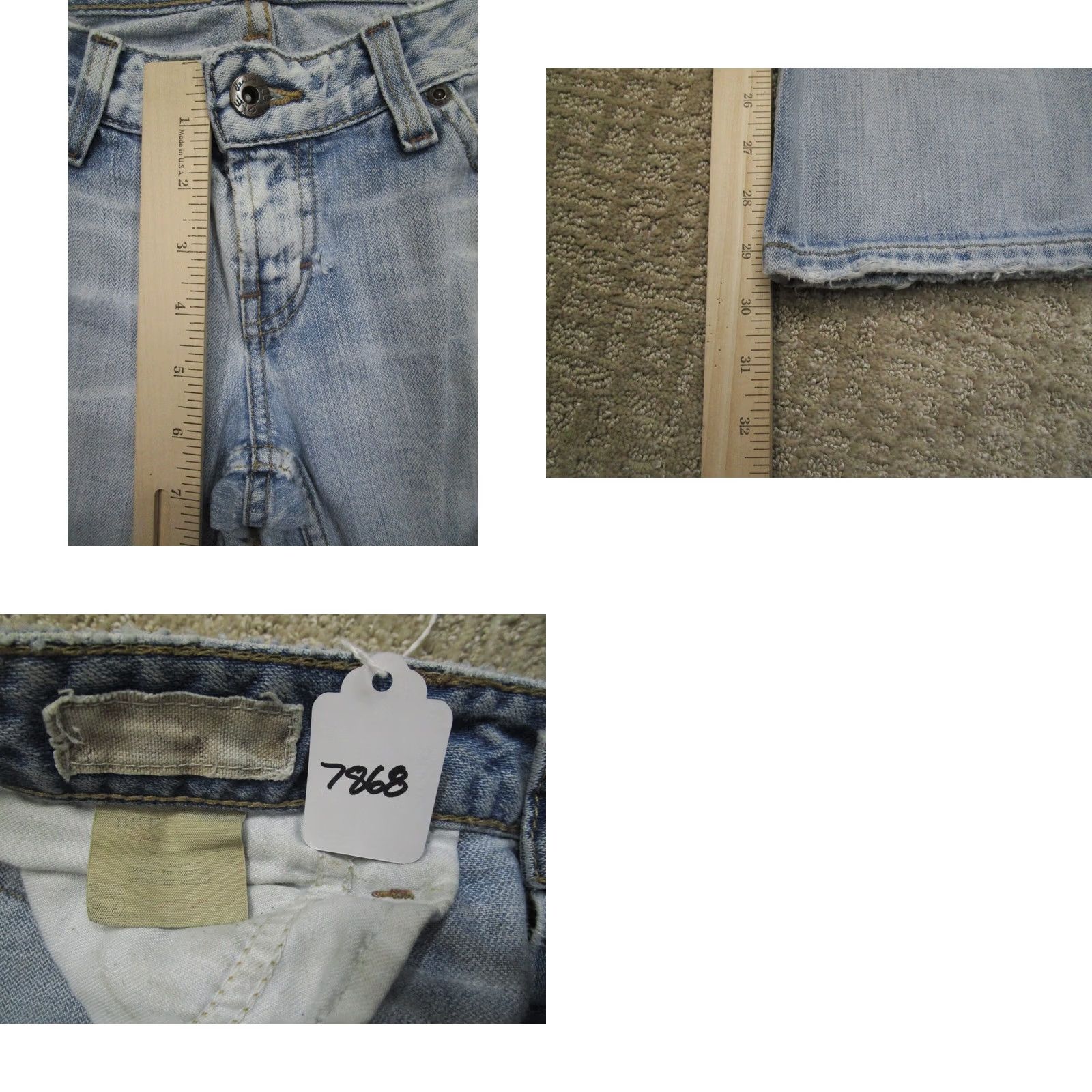 Vintage BKE Buckle Jeans Women 28 Light Blue Low Rise Flared Denim 5-Pocket 30in Inseam Vintage Y2K Distressed Pocket Logo Shoes? Size 28" / US 6 / IT 42 - 8 Thumbnail