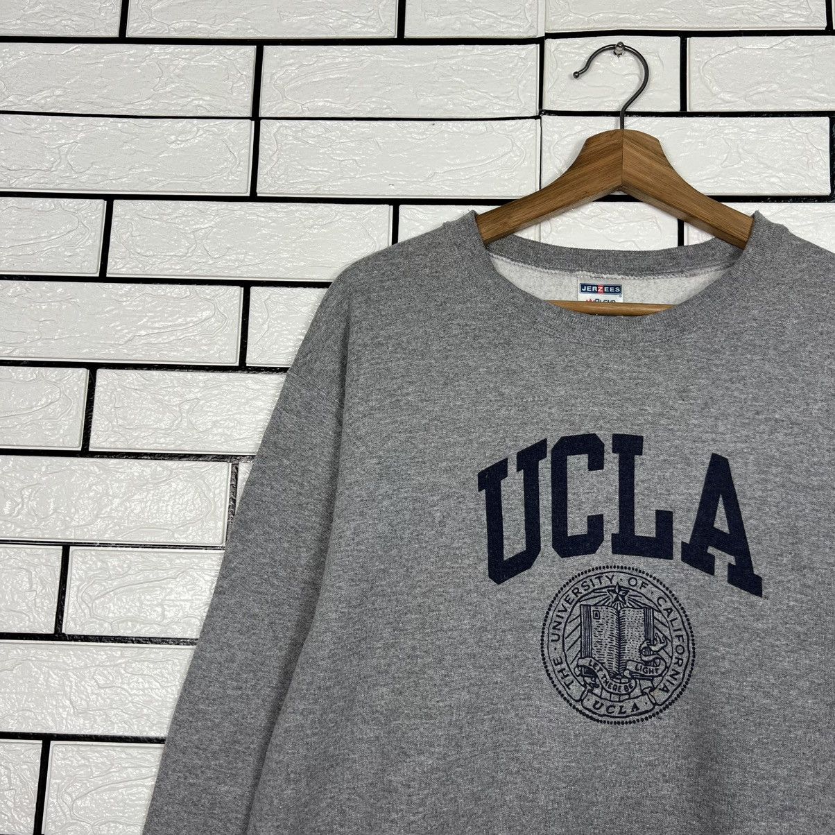Jerzees Vintage UCLA UNIVERSITY Crewneck Sweatshirt #4177-C191 Size US M / EU 48-50 / 2 - 4 Thumbnail