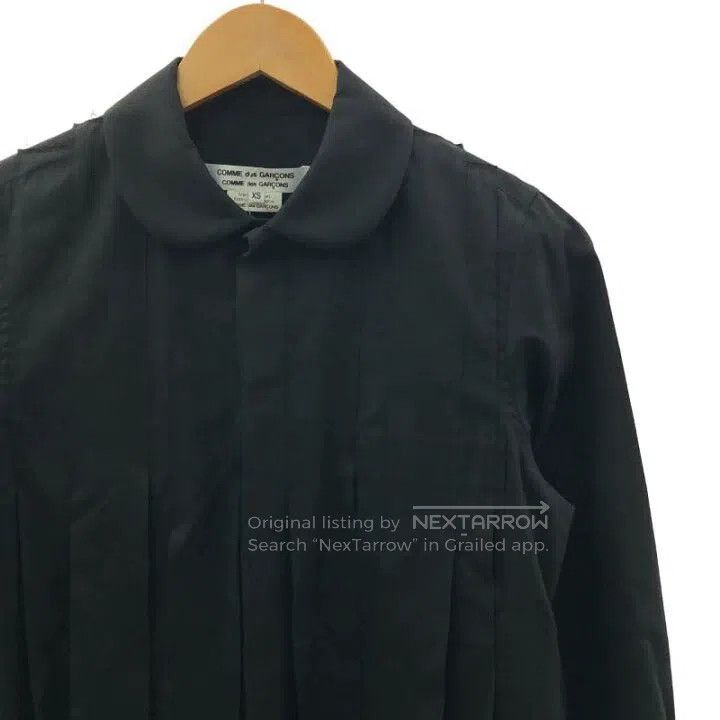 Comme des Garcons Comme Des Garcons Retro Black Torn Collar Long Sleeve Shir Size XS / US 0-2 / IT 36-38 - 3 Thumbnail