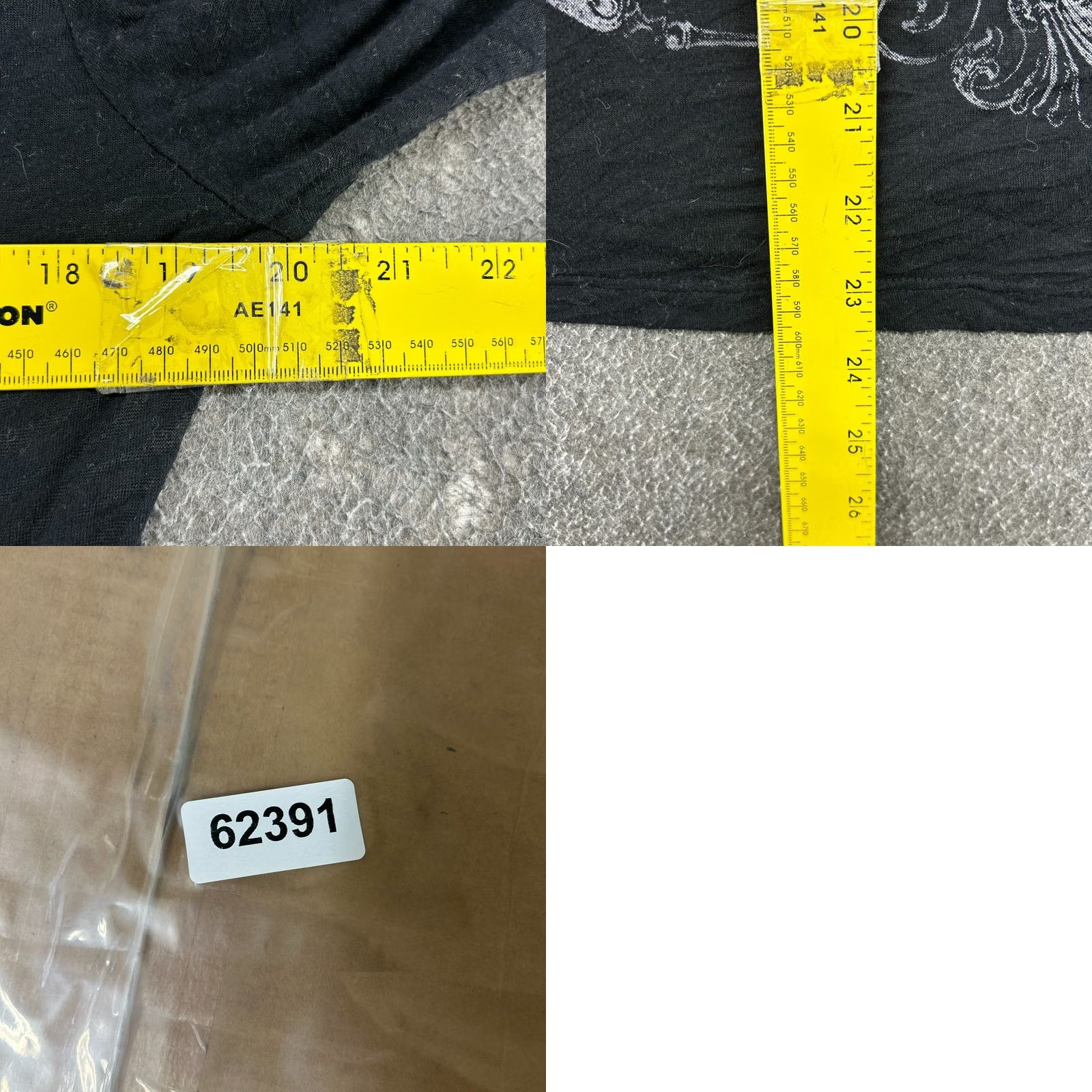 Vintage VINTAGE not applicable; restructure: Yu Jin Wings Shirt Women 3XL Black Long Sleeve Rhinestone Burnout See Thru Shirt Size XXL / US 16-18 / IT 52-54 - 8 Thumbnail