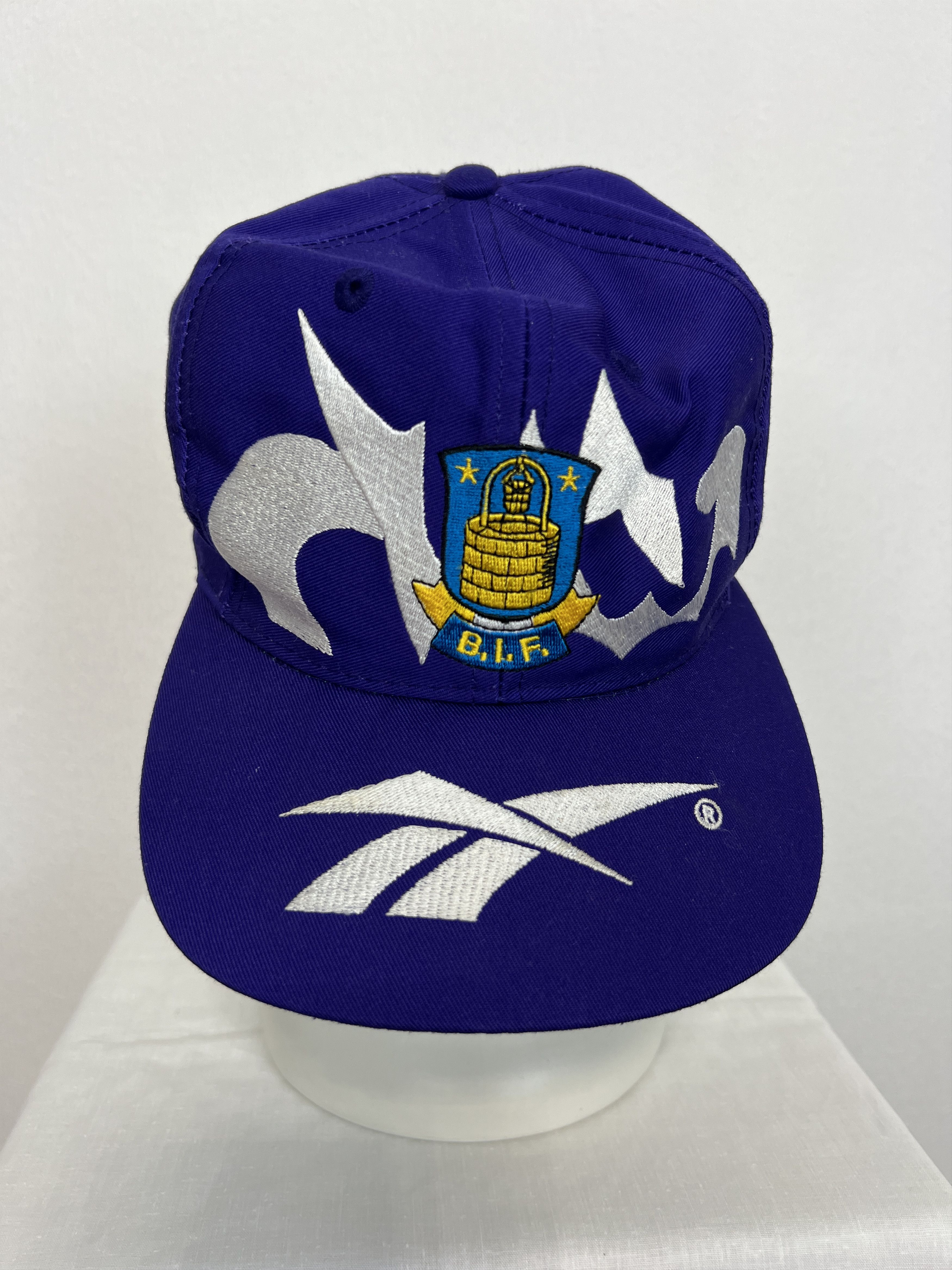 Reebok Vintage 90's Brondby Football Cap Hat Snapback Soccer Rare Size ONE SIZE - 2 Thumbnail