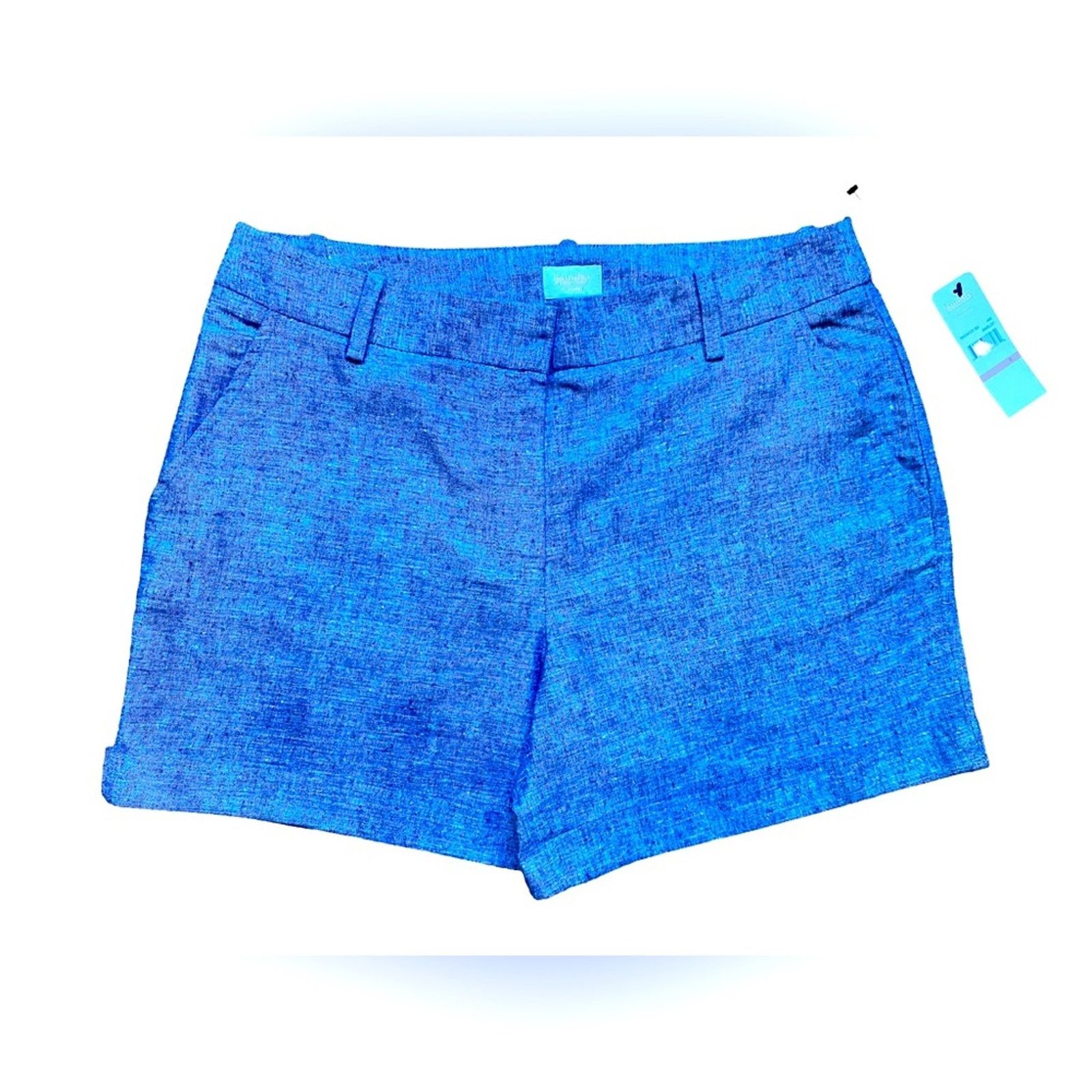 Laundry by Shelli Segal LAUNDRY BY SHELLI SECAL BLUE SHORTS Size 26" / US 2 / IT 38 - 1 Thumbnail