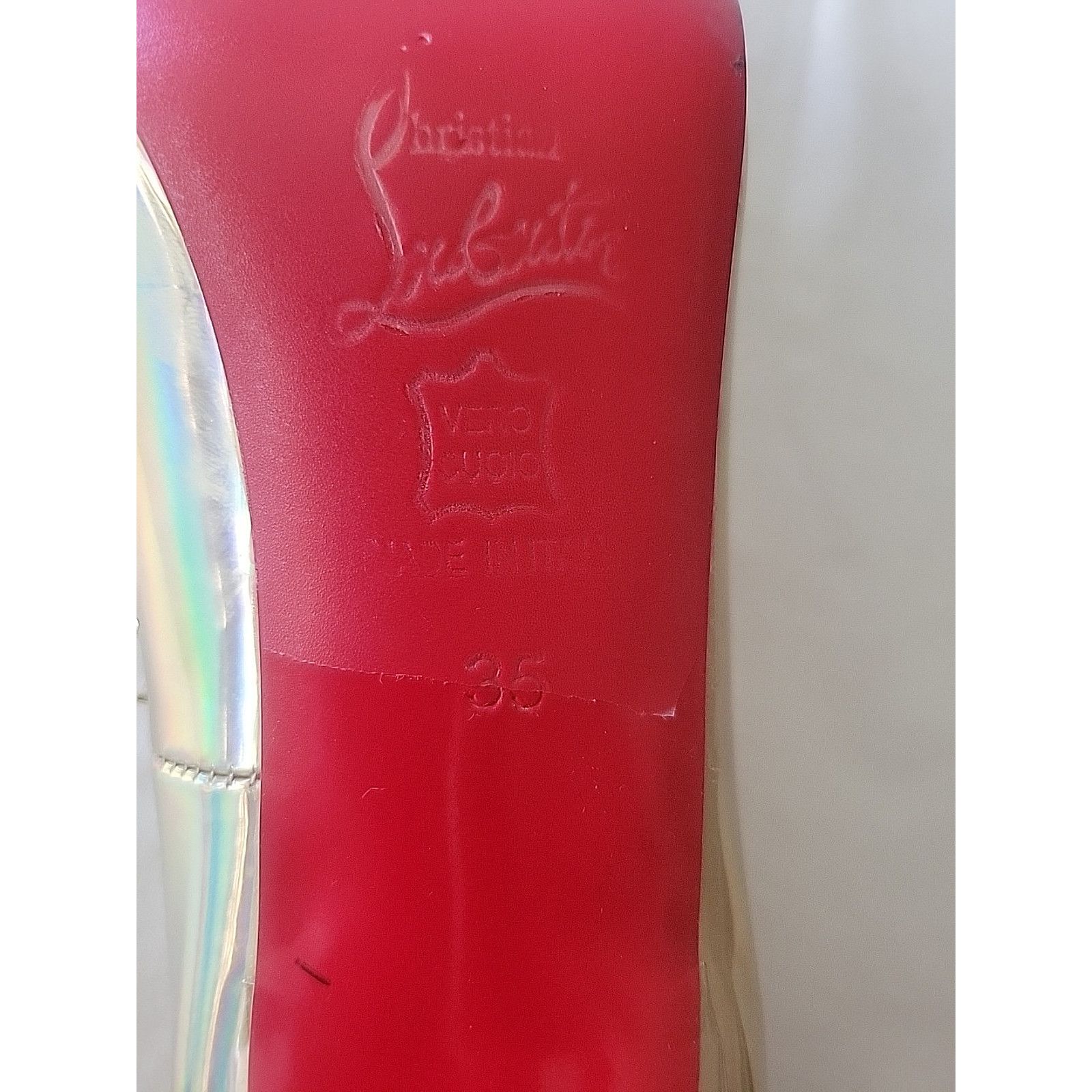 Christian Louboutin Christian Louboutin Psychic Patent Heels Size EU 35 / US 5 Size US 5 / IT 35 - 7 Thumbnail
