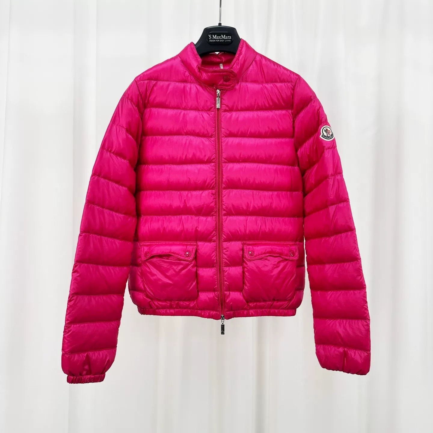 Moncler Moncler Embroidered Logo Down Jacket Size M / US 6-8 / IT 42-44 - 1 Thumbnail