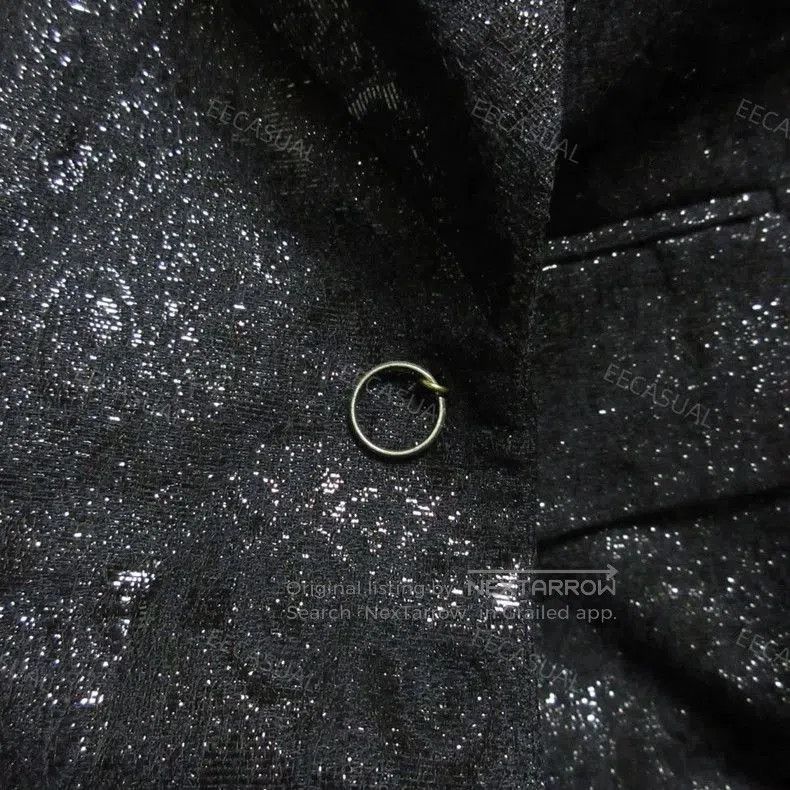 Dries Van Noten Dries Van Noten Black Wool Silk Blazer. Size US XS / EU 42 / 0 - 4 Thumbnail